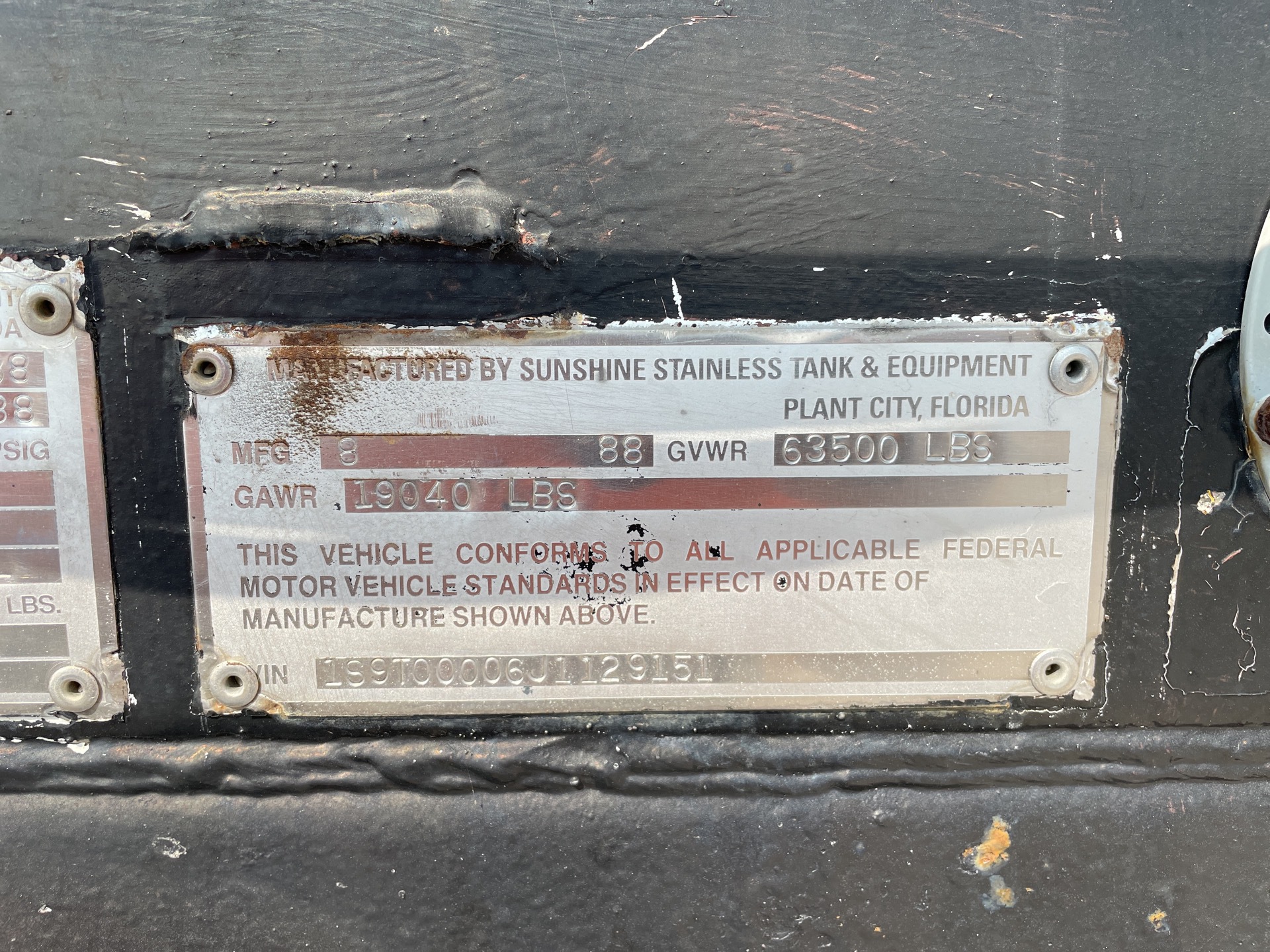 Metal ID Plate Image