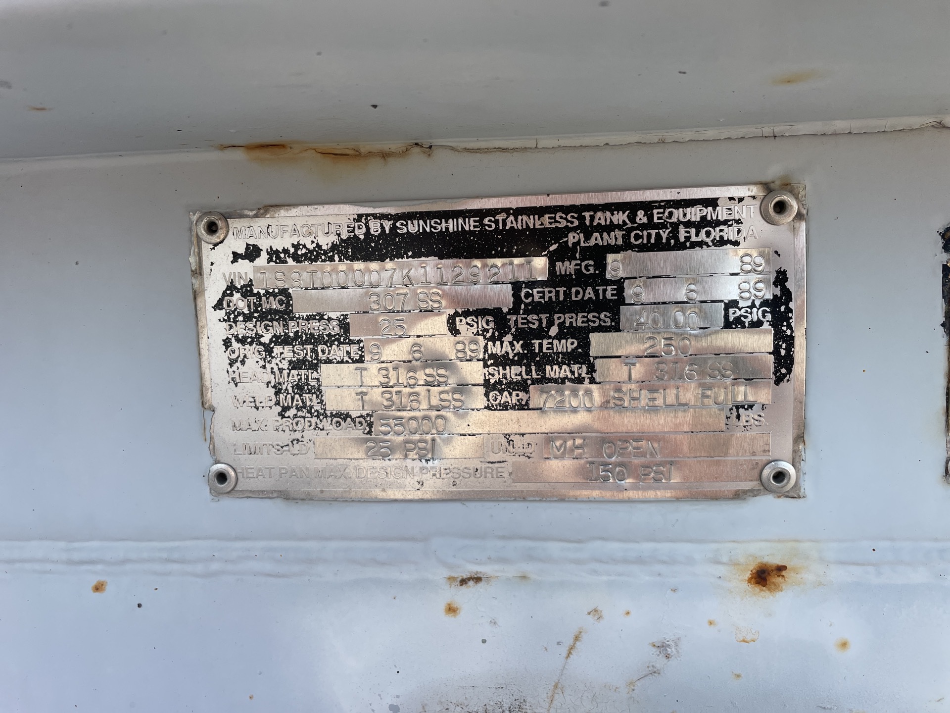 Metal ID Plate Image