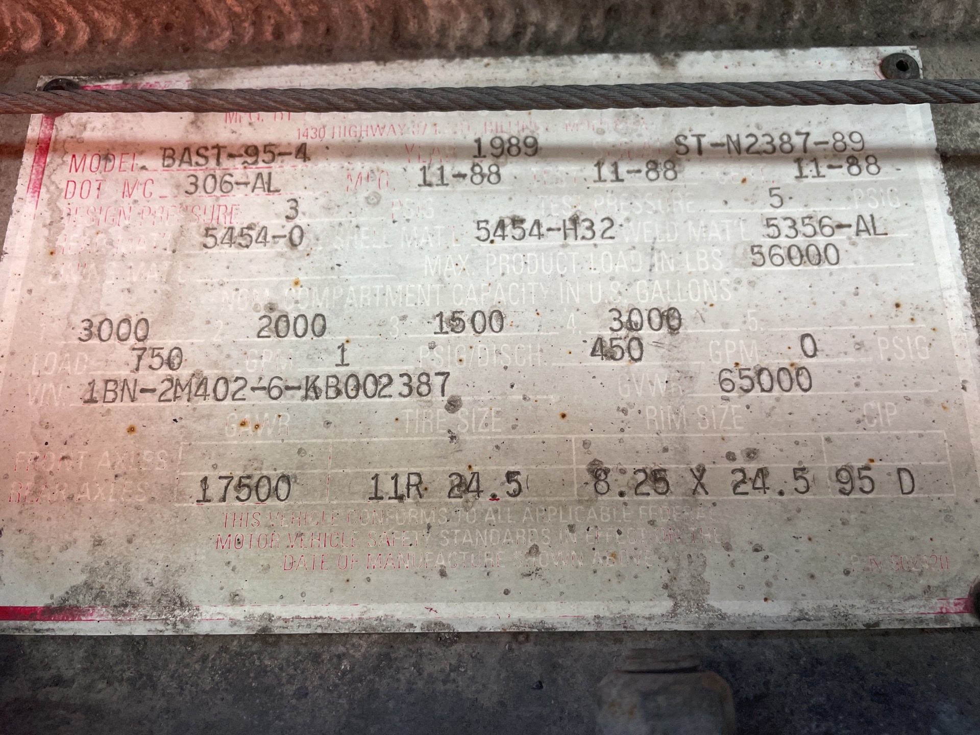 Metal ID Plate Image