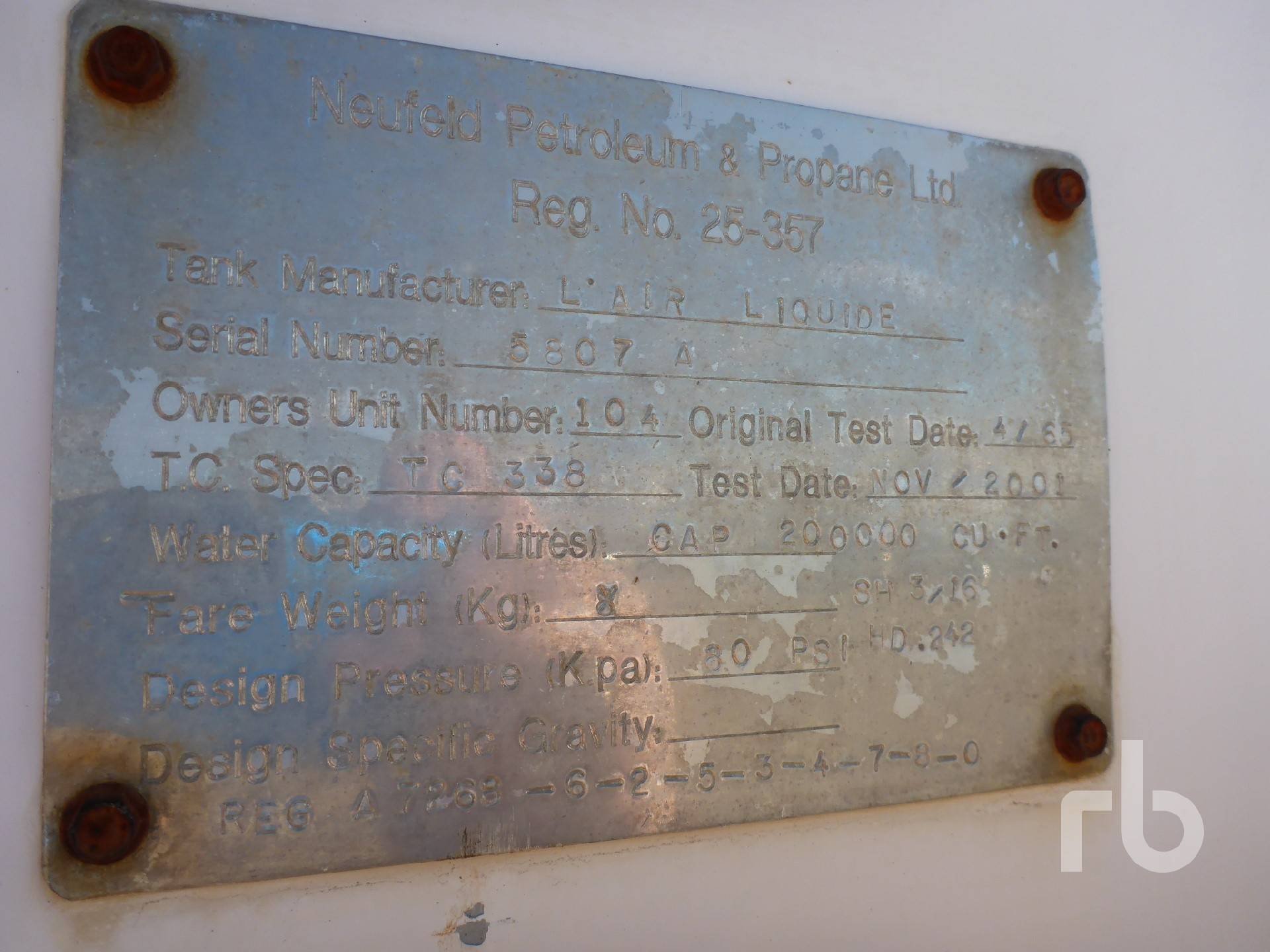 Metal ID Plate Image