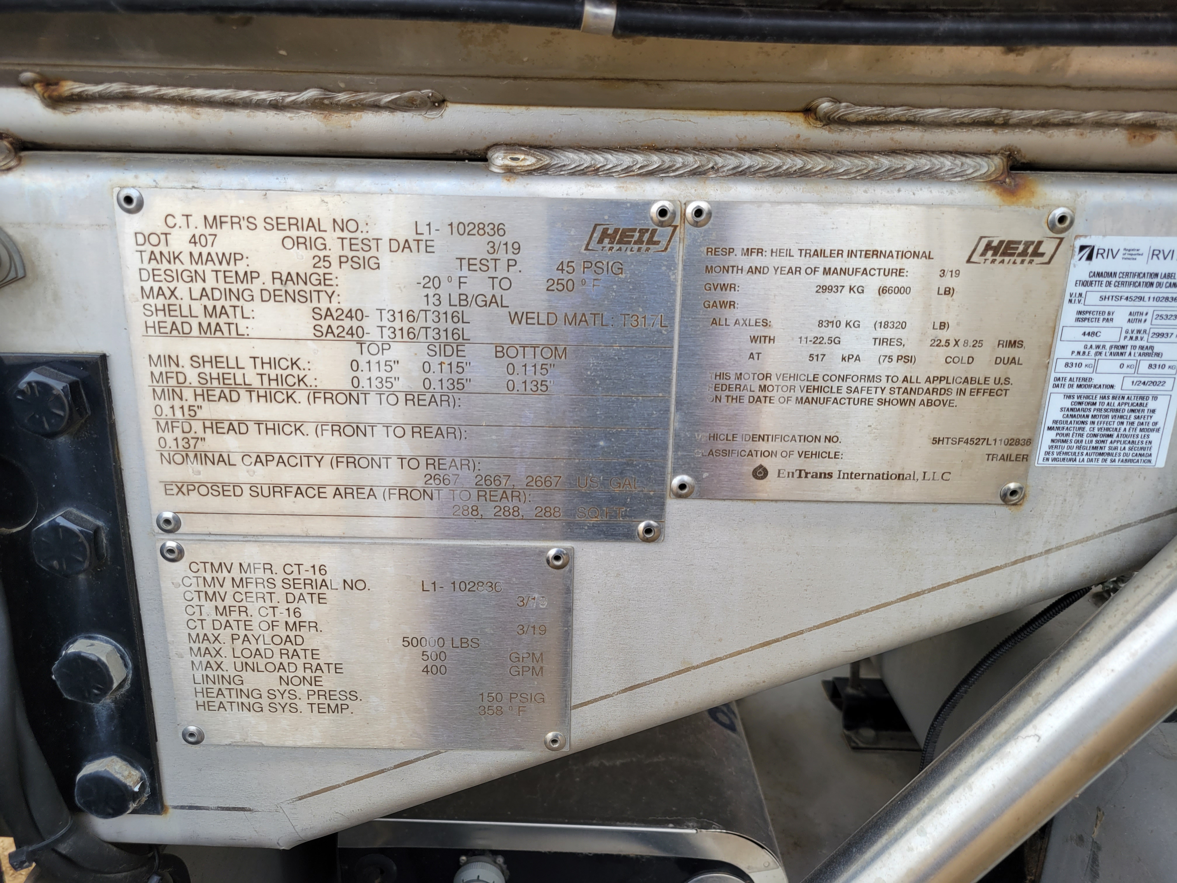 Metal ID Plate Image