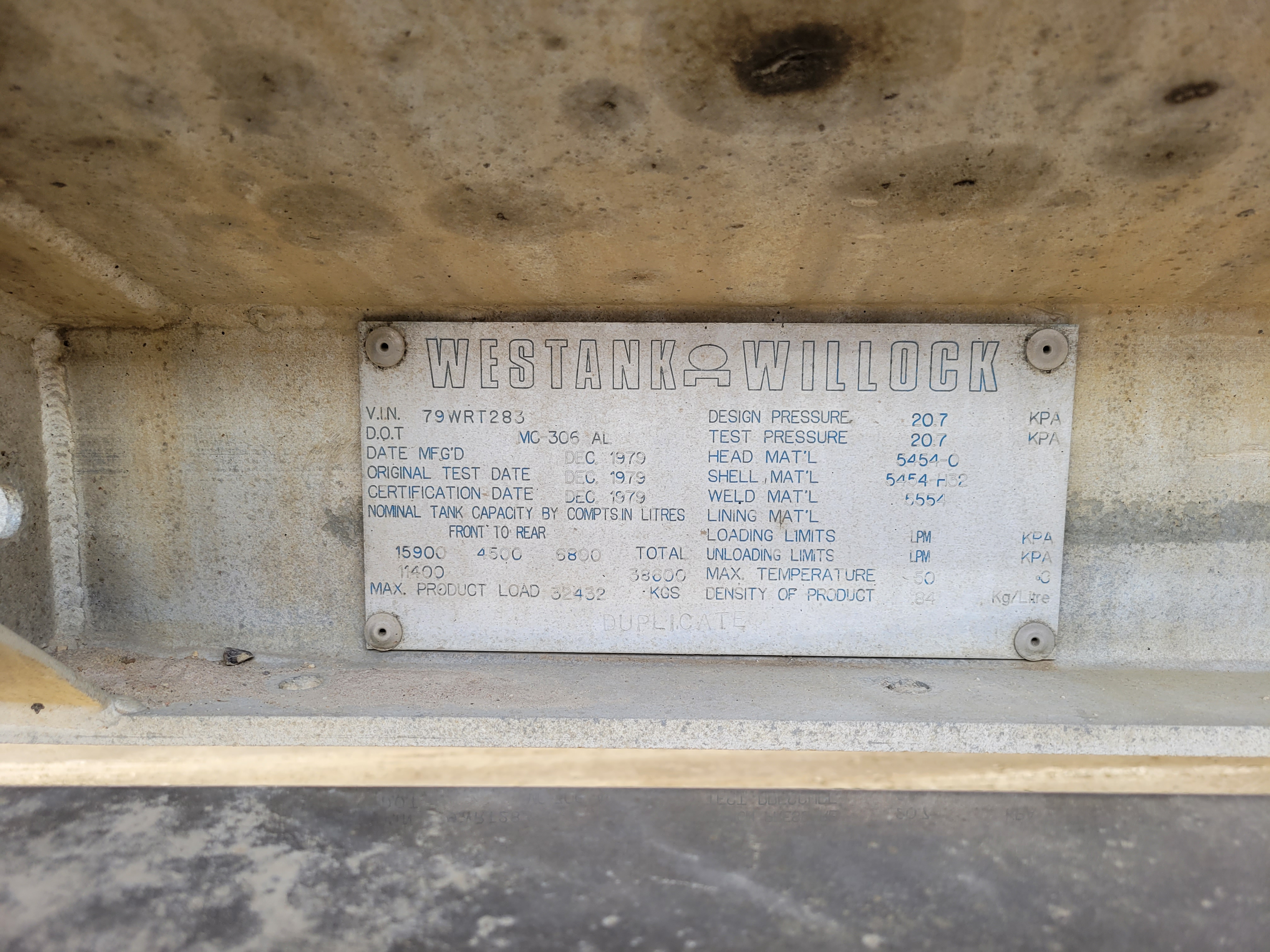 Metal ID Plate Image