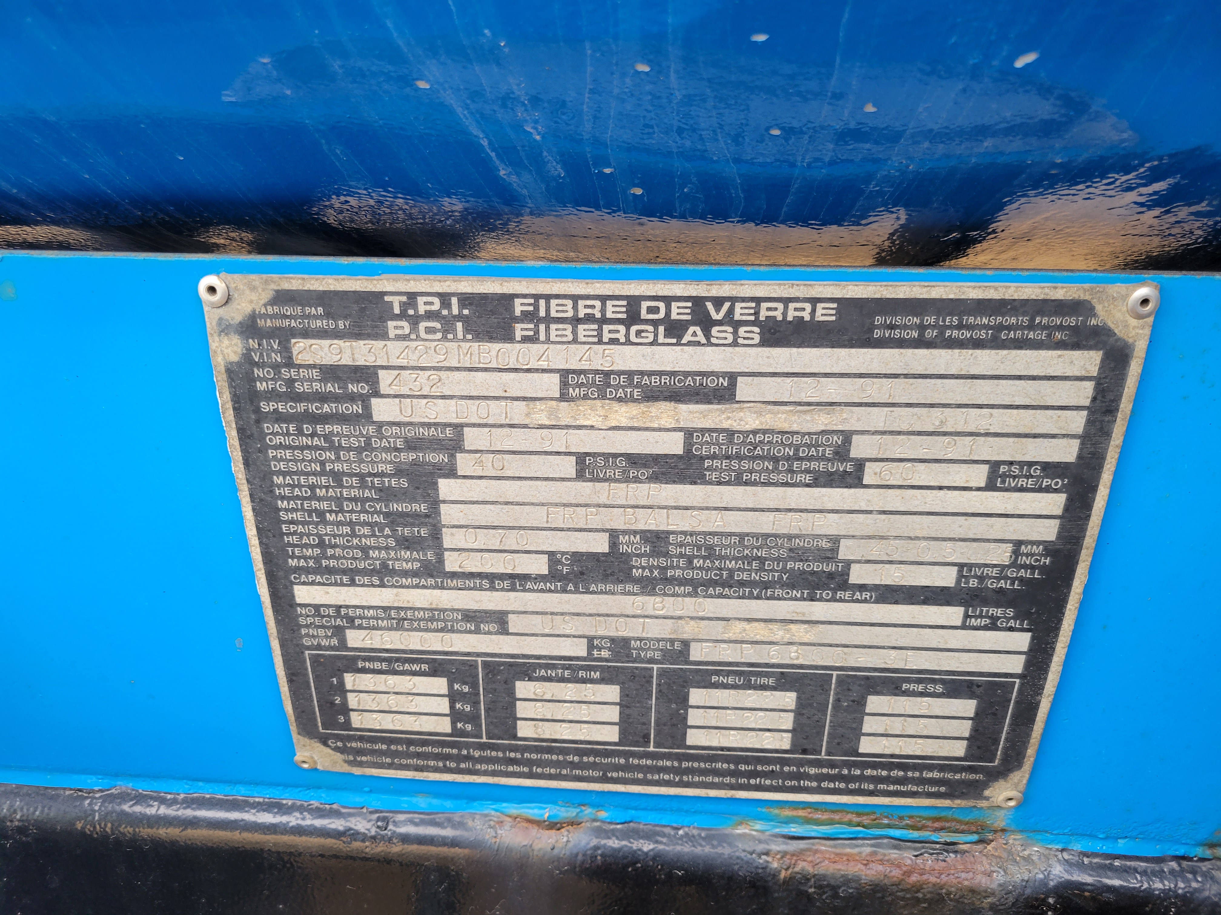 Metal ID Plate Image