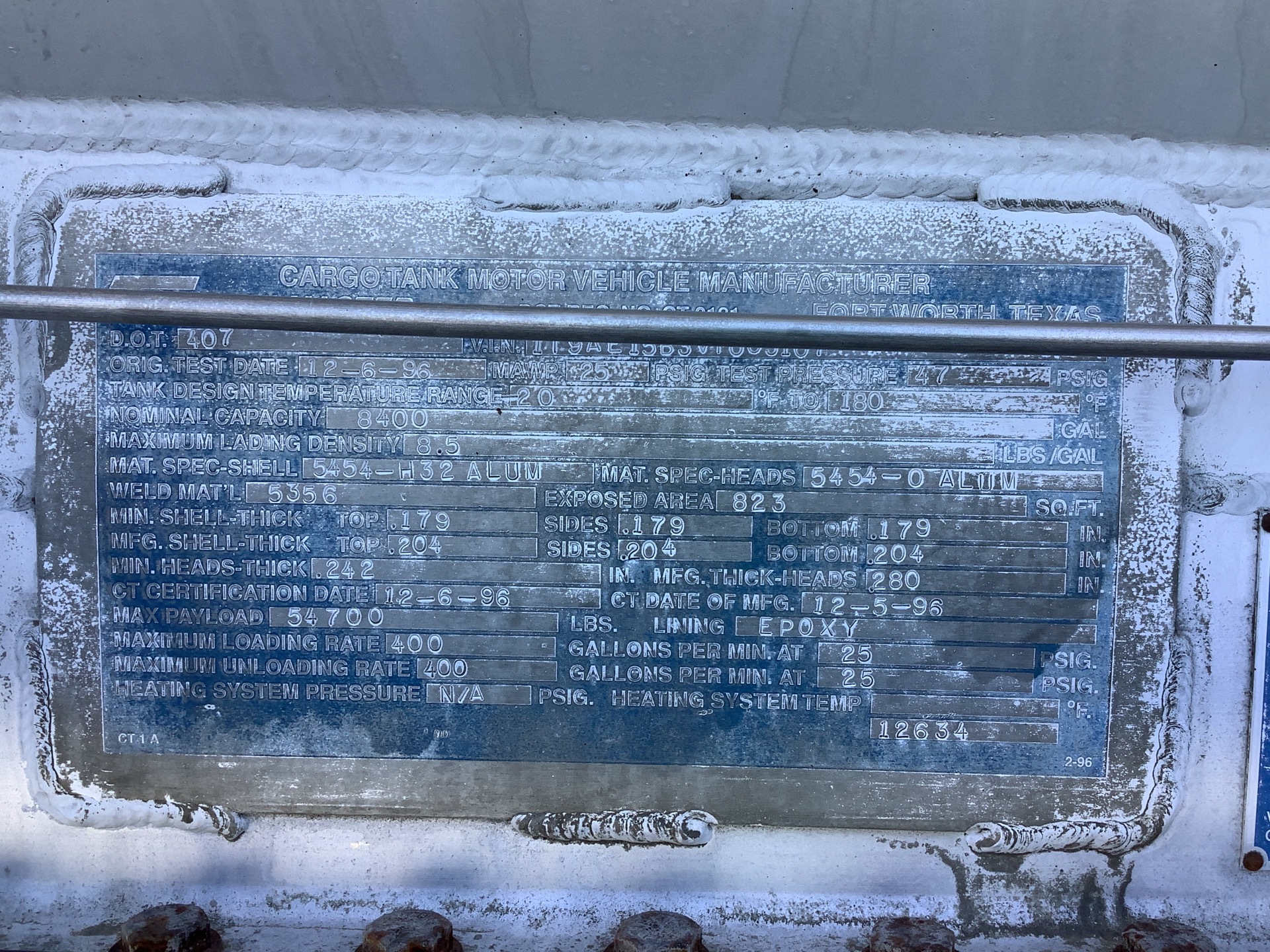 Metal ID Plate Image