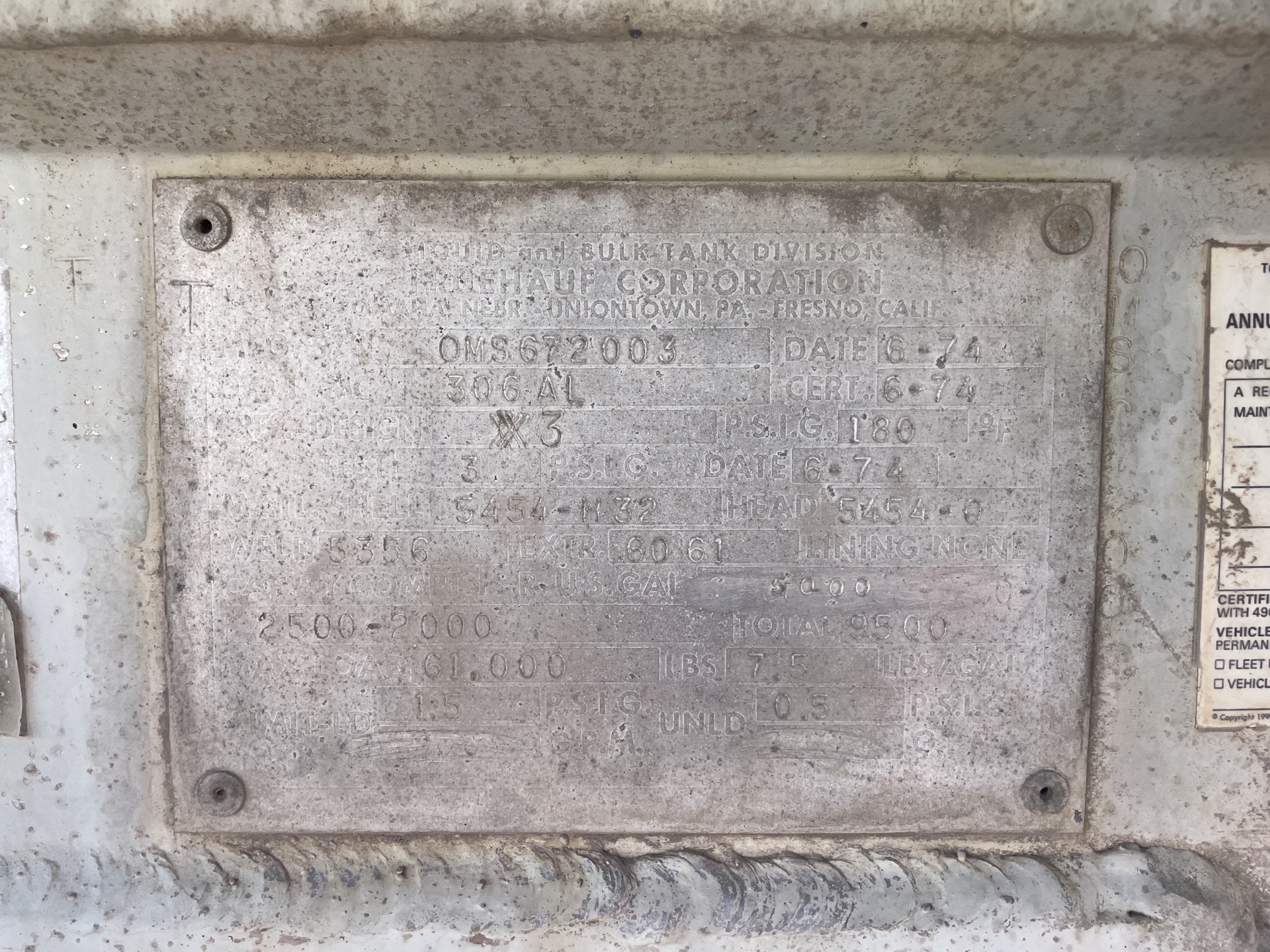 Metal ID Plate Image