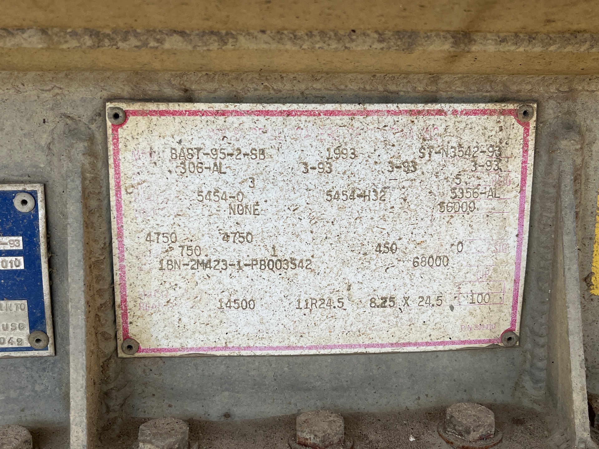 Metal ID Plate Image