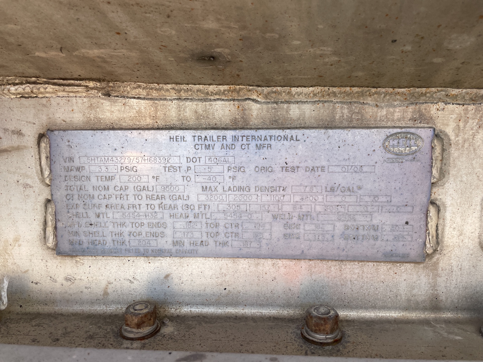 Metal ID Plate Image