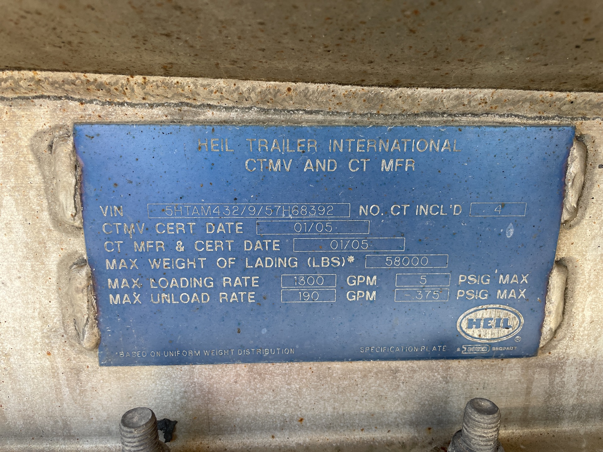 Metal ID Plate Image