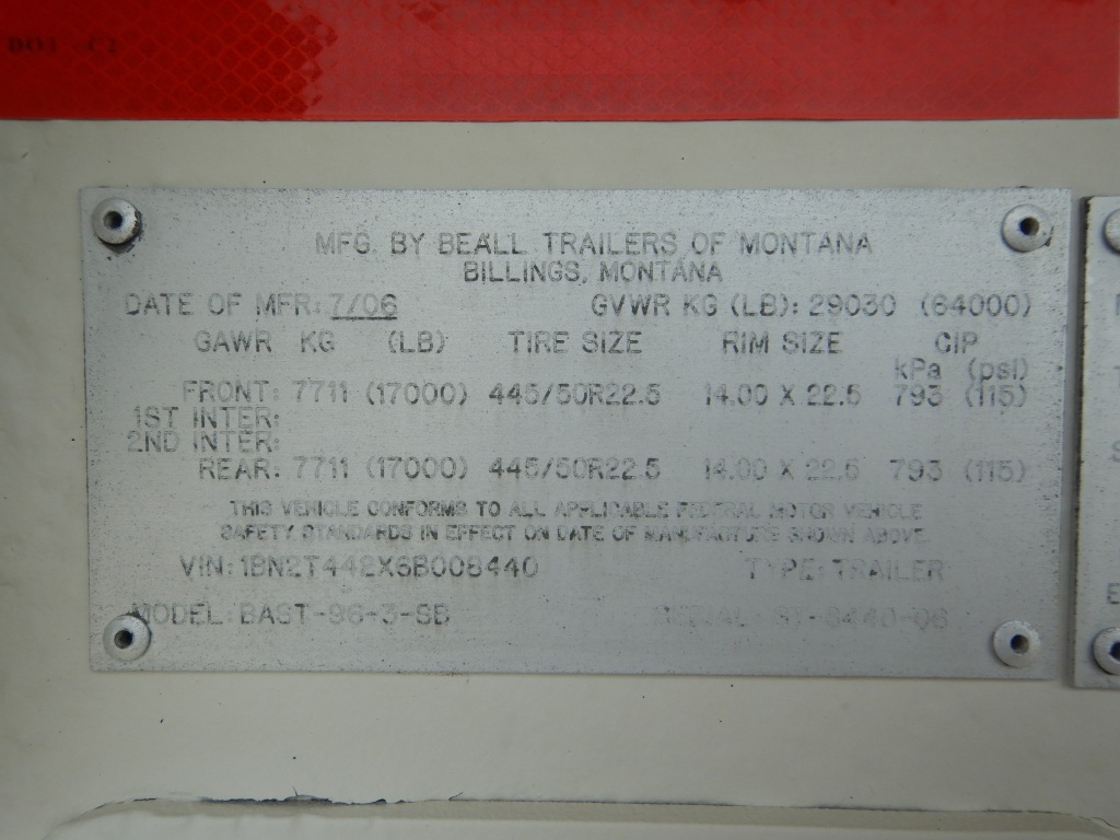 Metal ID Plate Image