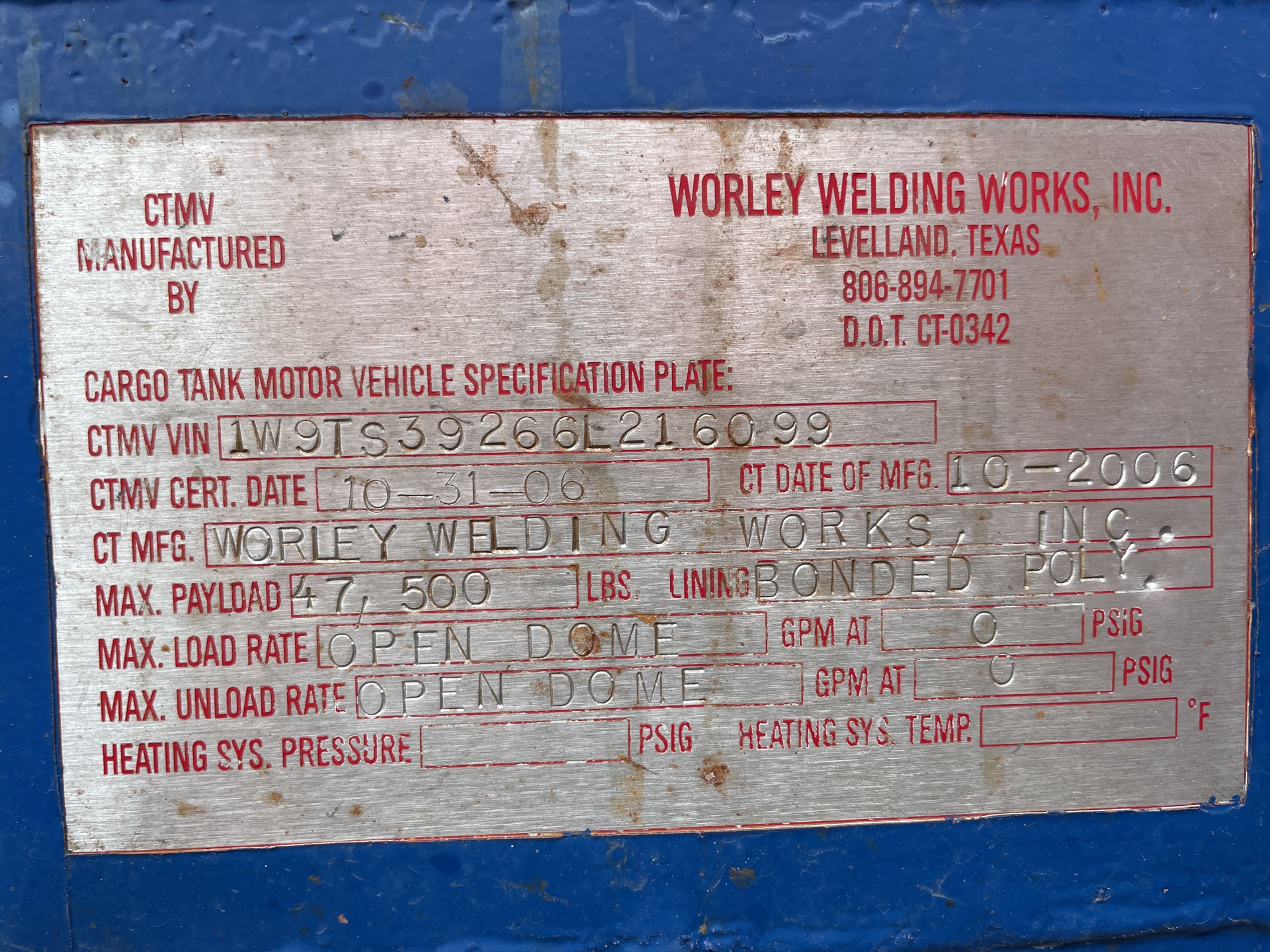 Metal ID Plate Image