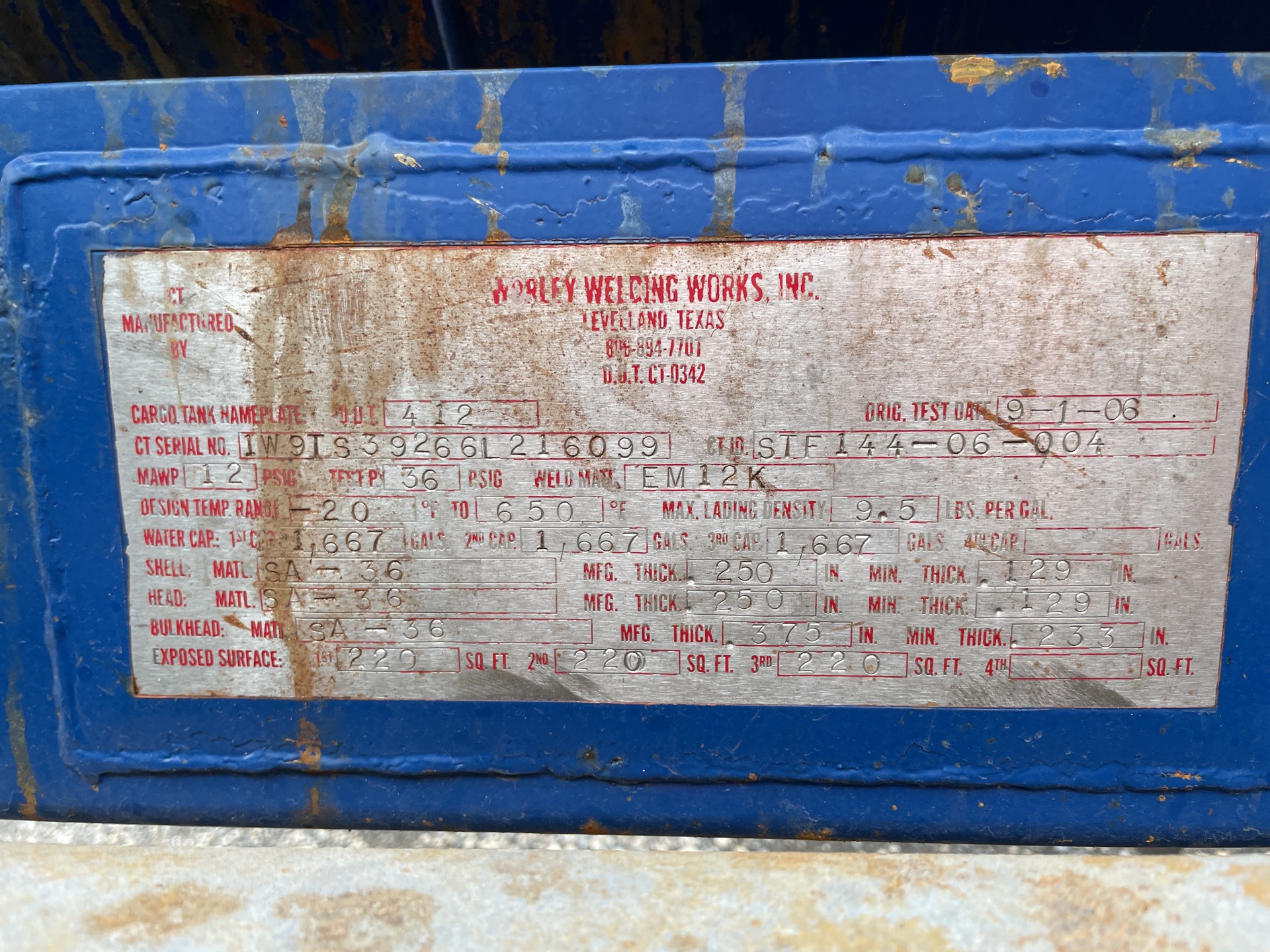 Metal ID Plate Image
