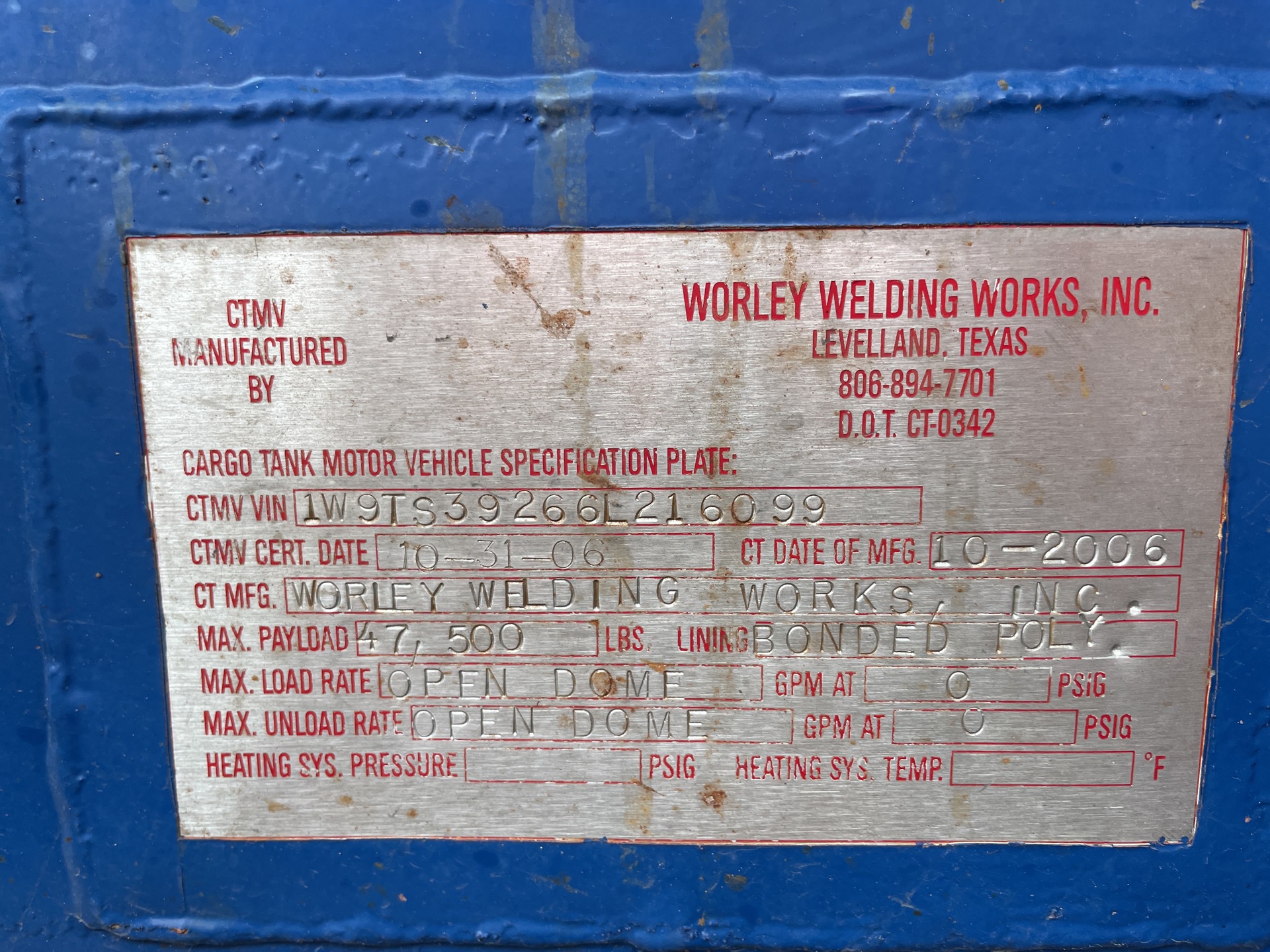 Metal ID Plate Image