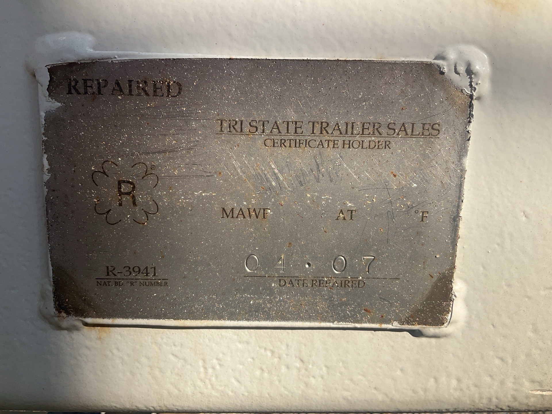 Metal ID Plate Image