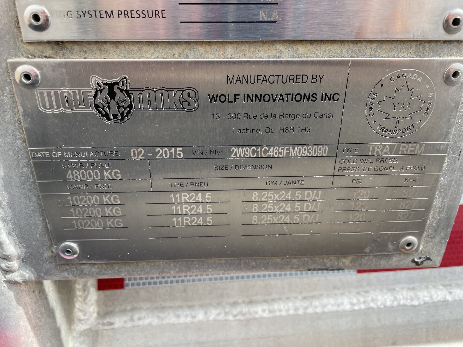 Metal ID Plate Image