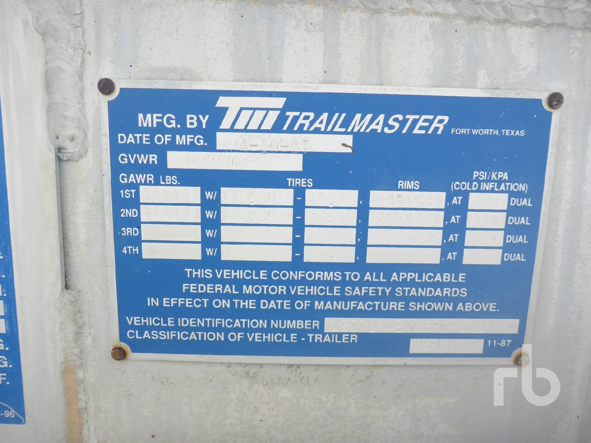 Metal ID Plate Image
