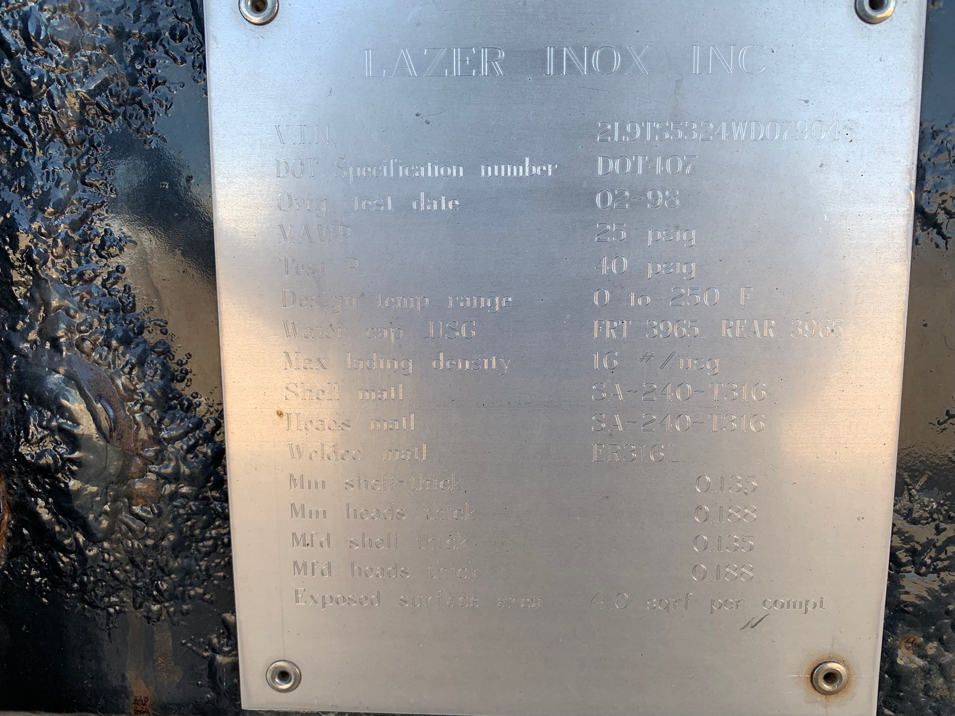 Metal ID Plate Image