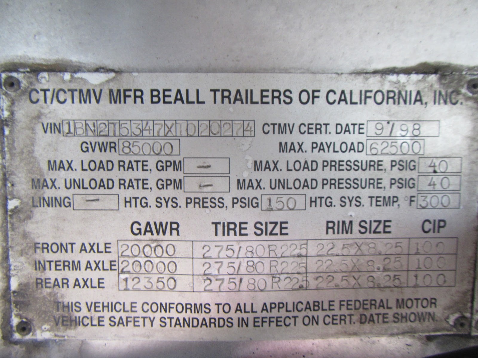 Metal ID Plate Image