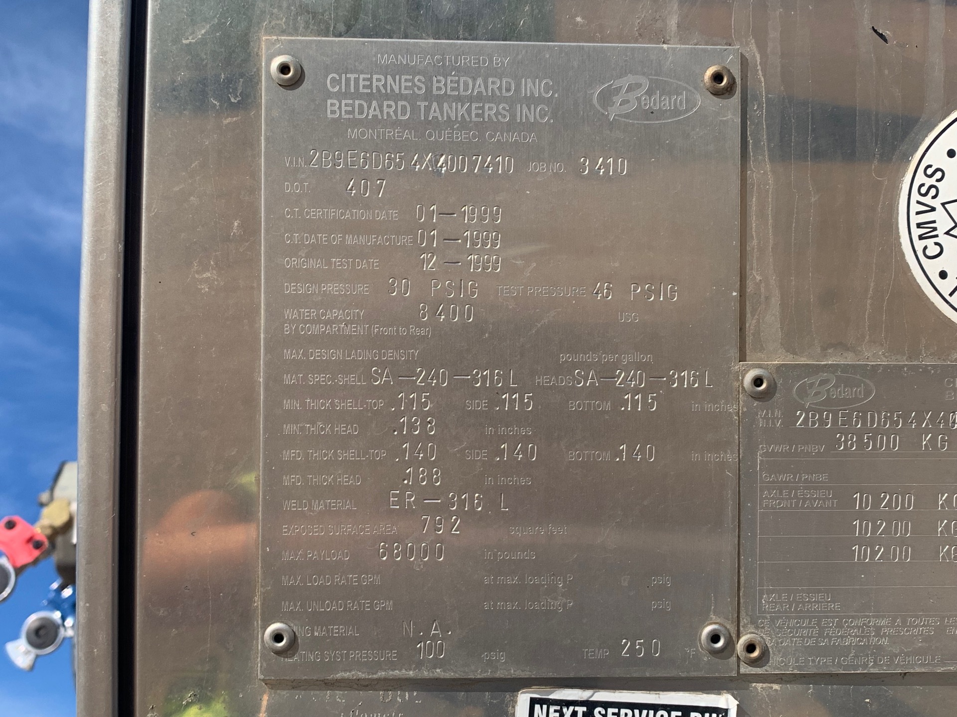 Metal ID Plate Image