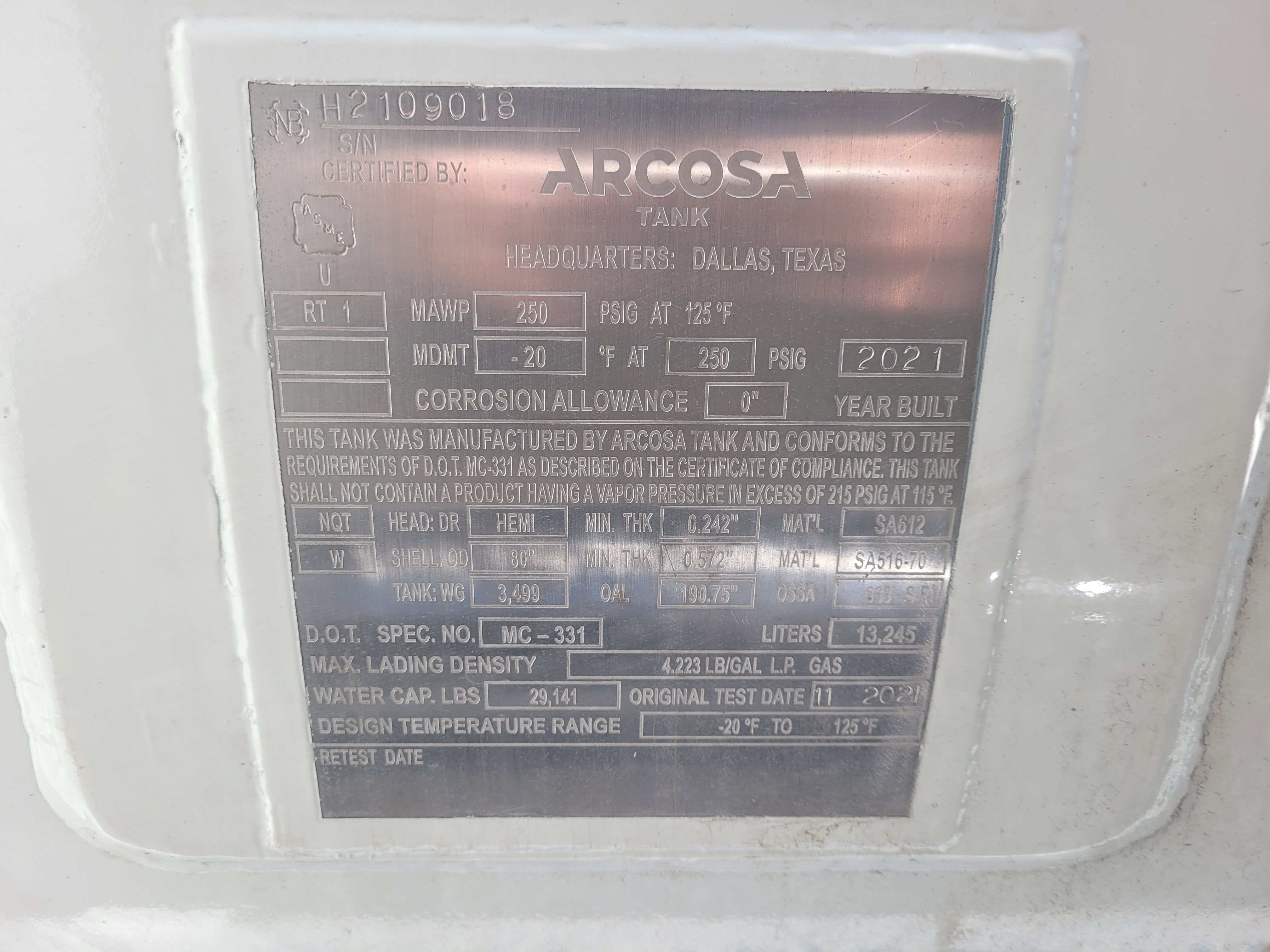 Metal ID Plate Image