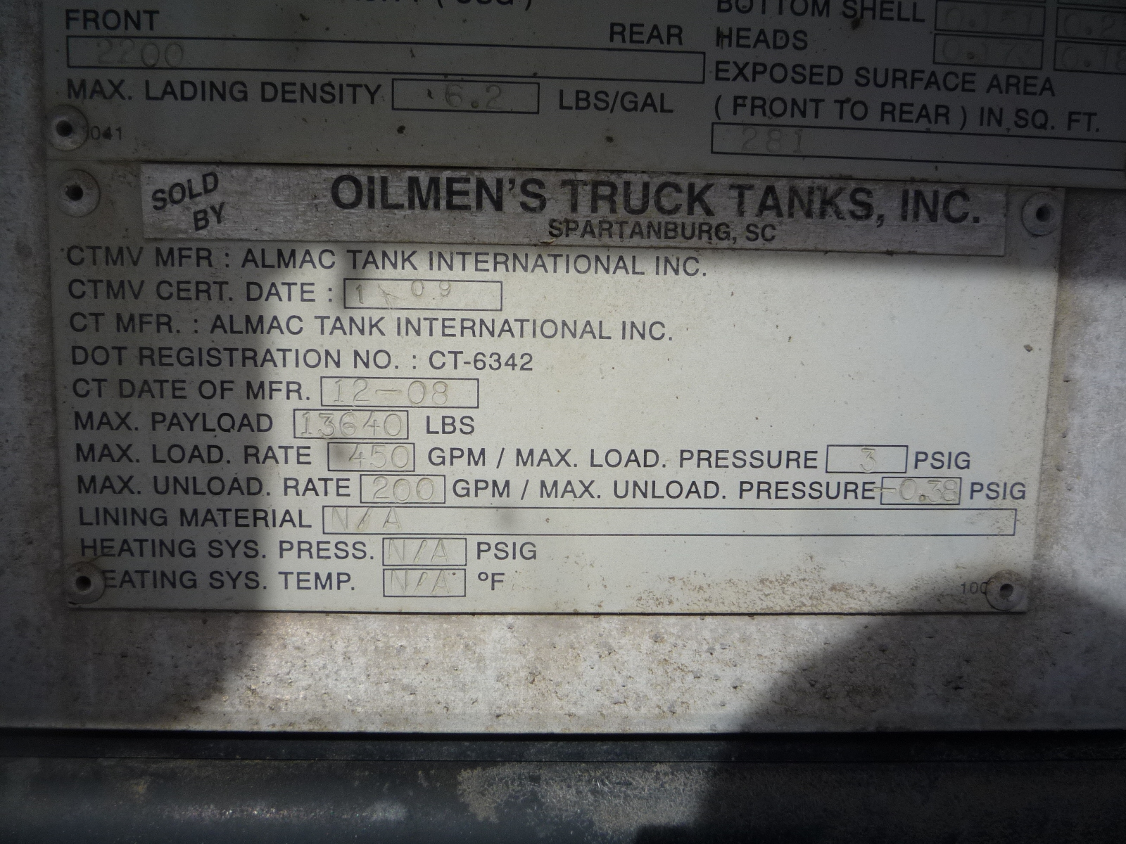 Metal ID Plate Image