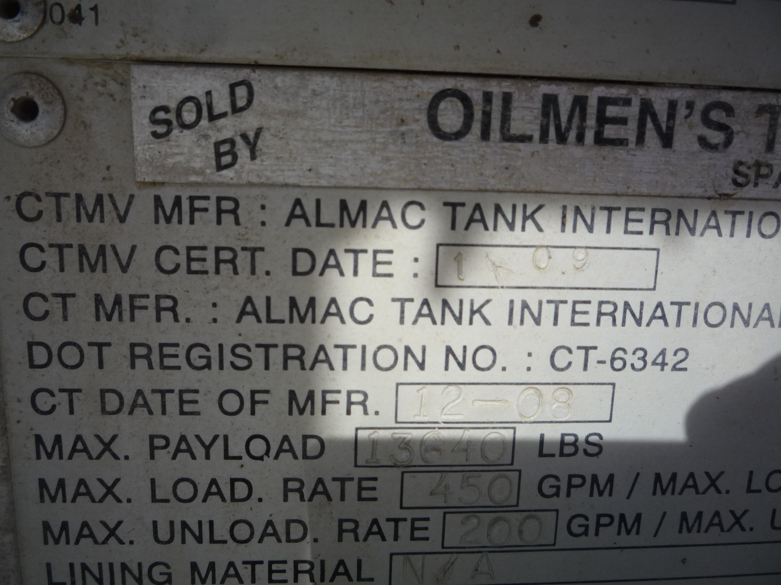 Metal ID Plate Image