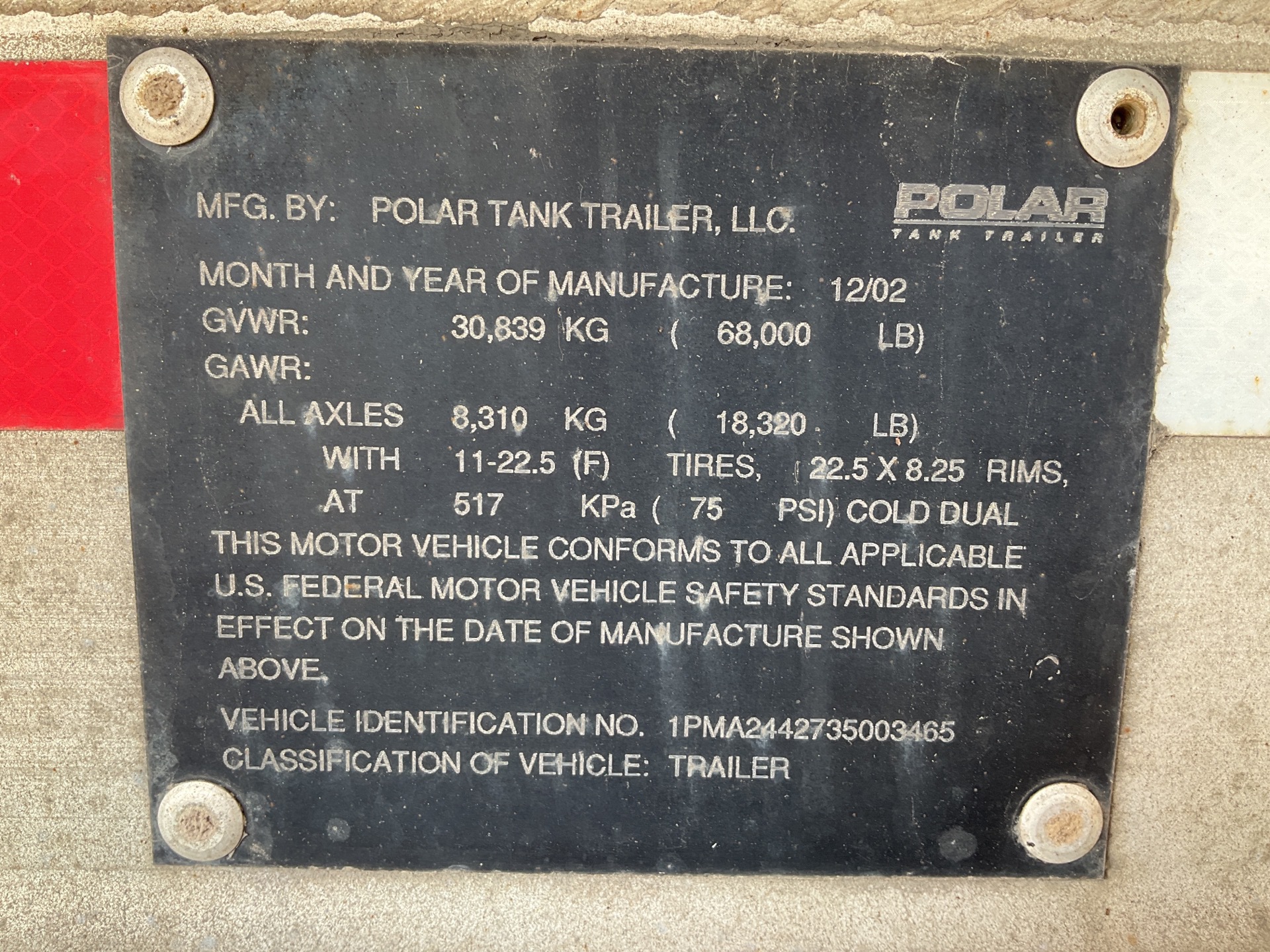 Metal ID Plate Image