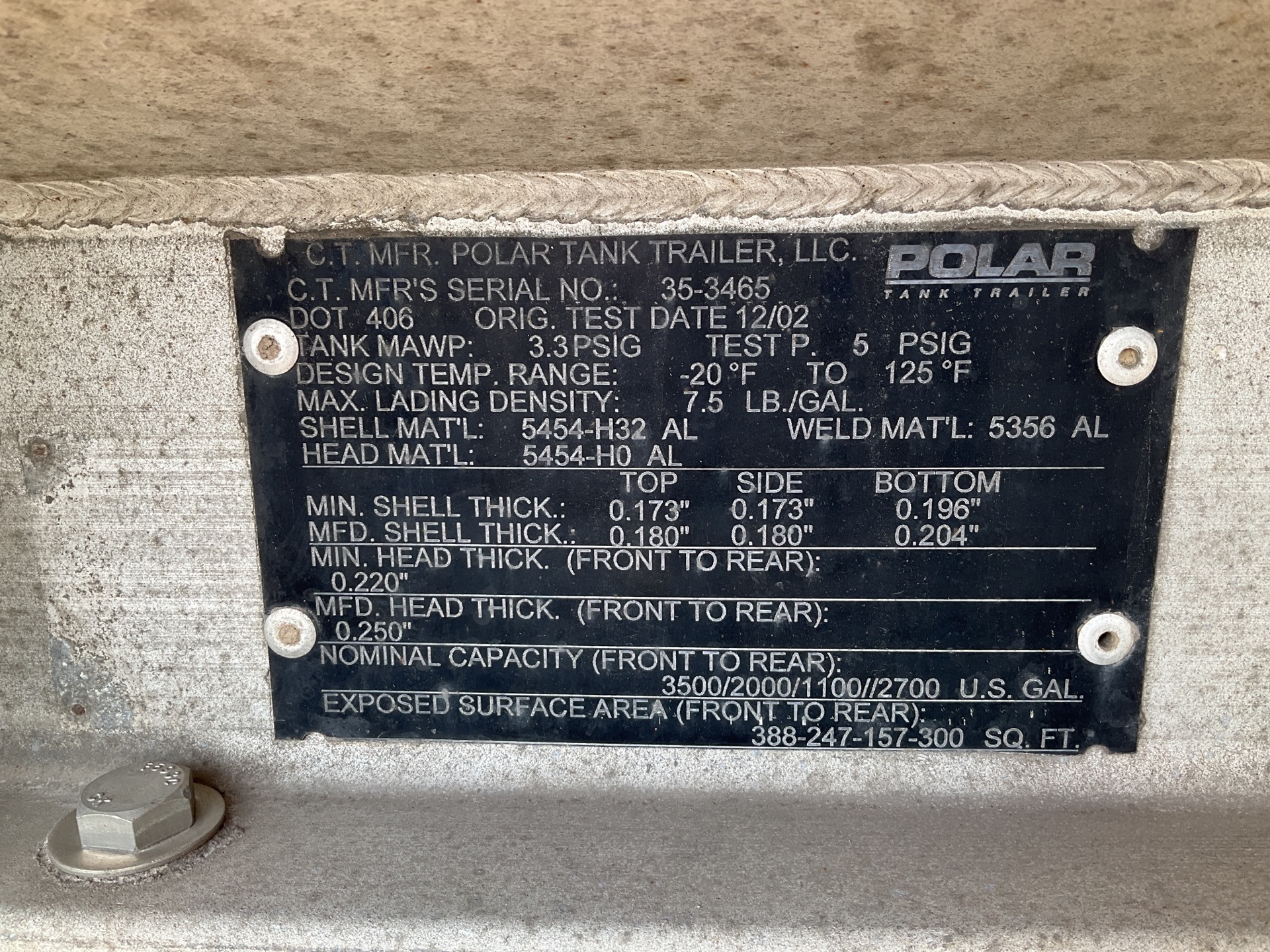 Metal ID Plate Image