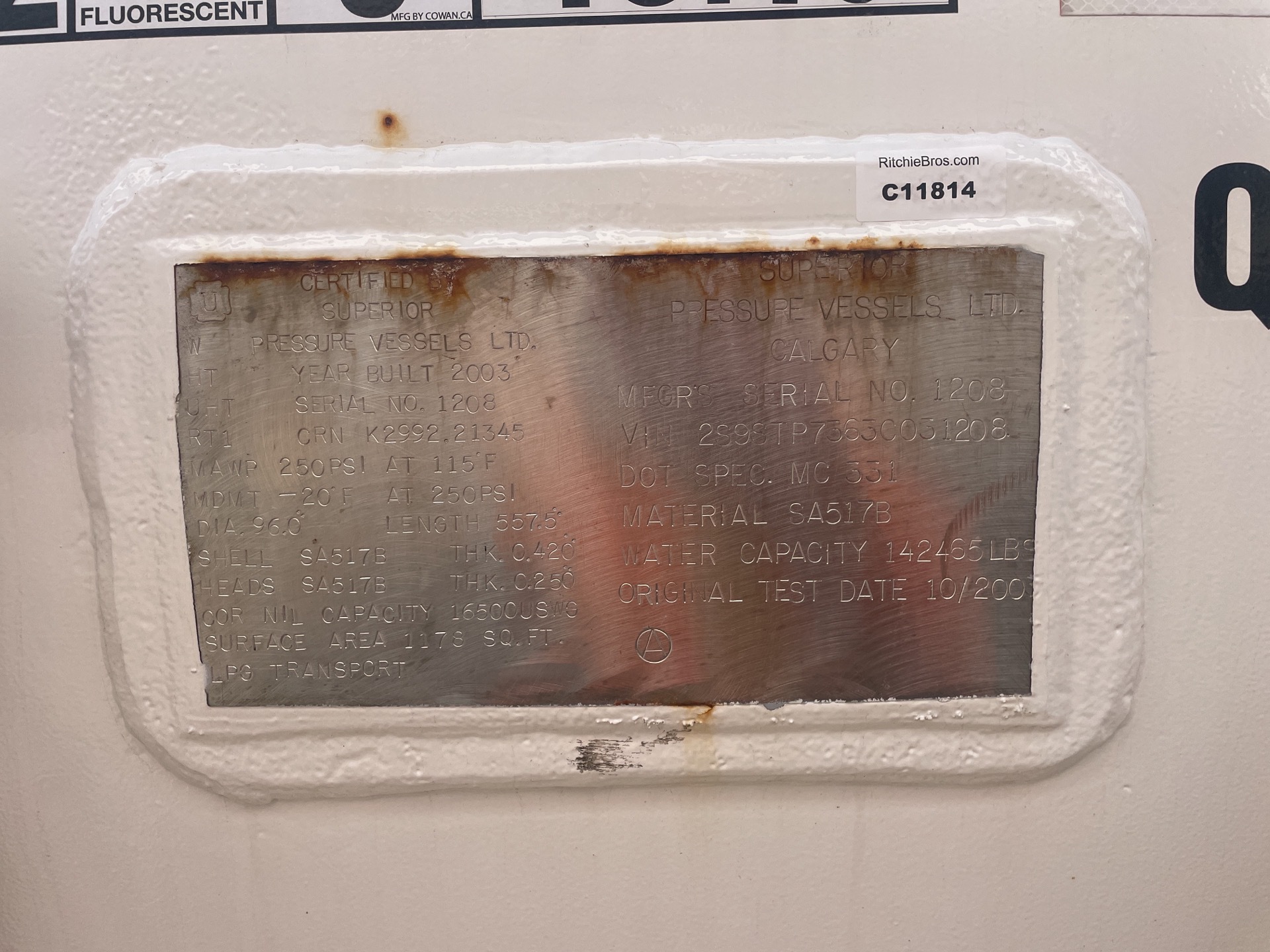 Metal ID Plate Image