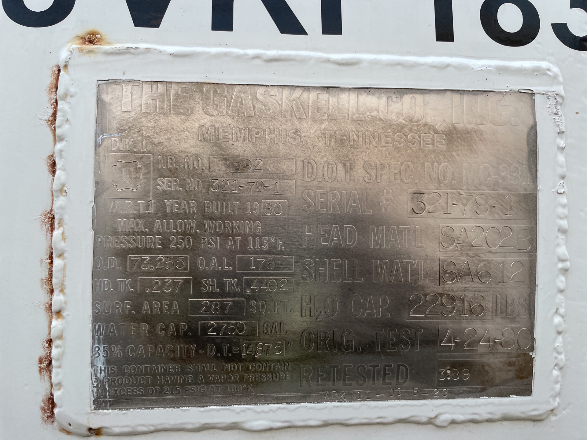Metal ID Plate Image