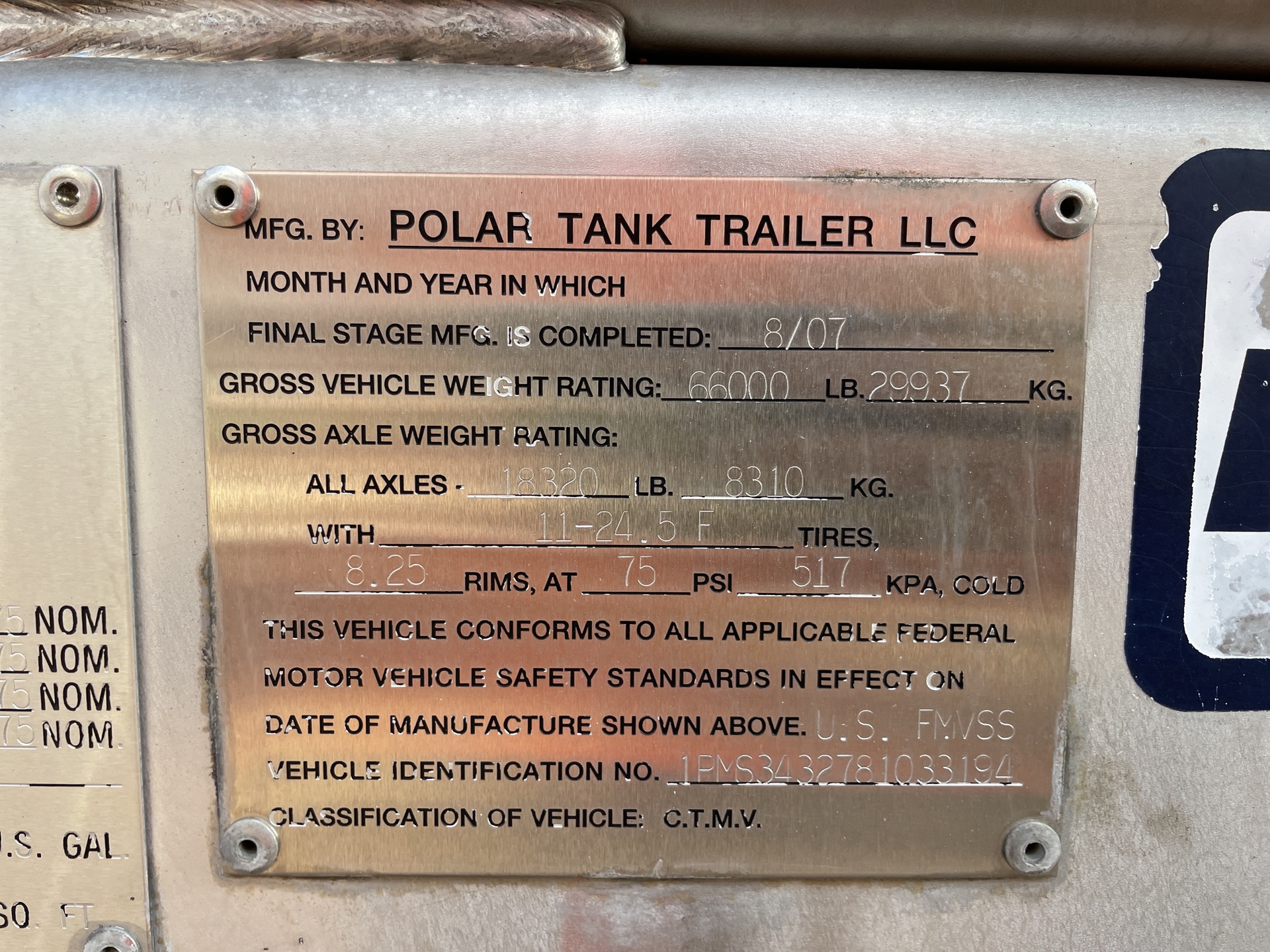 Metal ID Plate Image