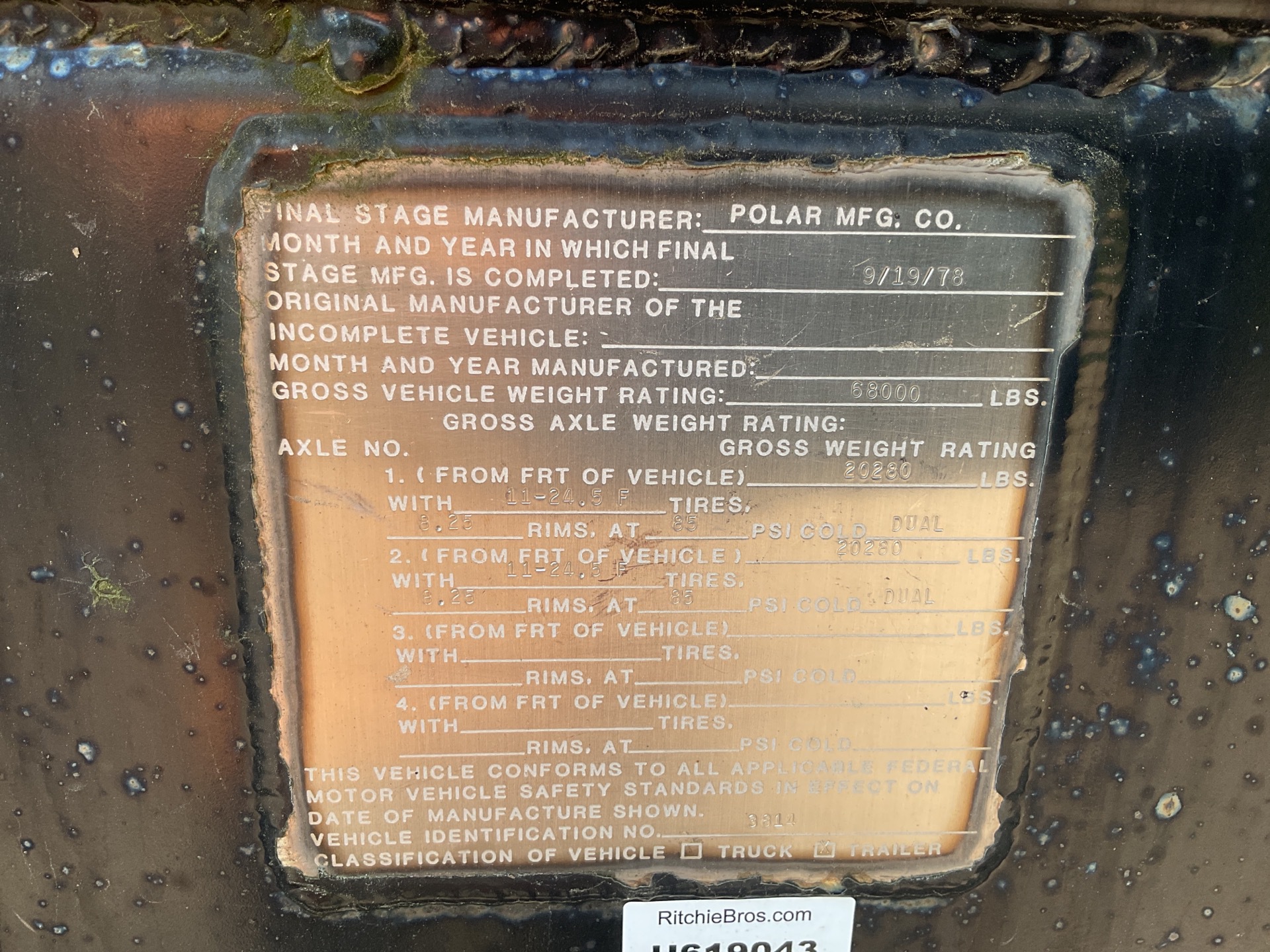 Metal ID Plate Image