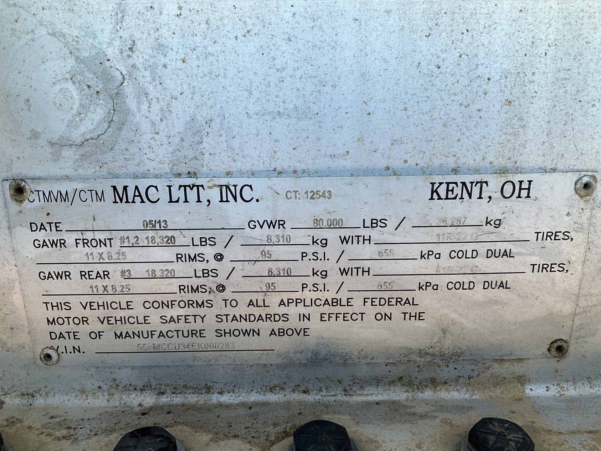Metal ID Plate Image