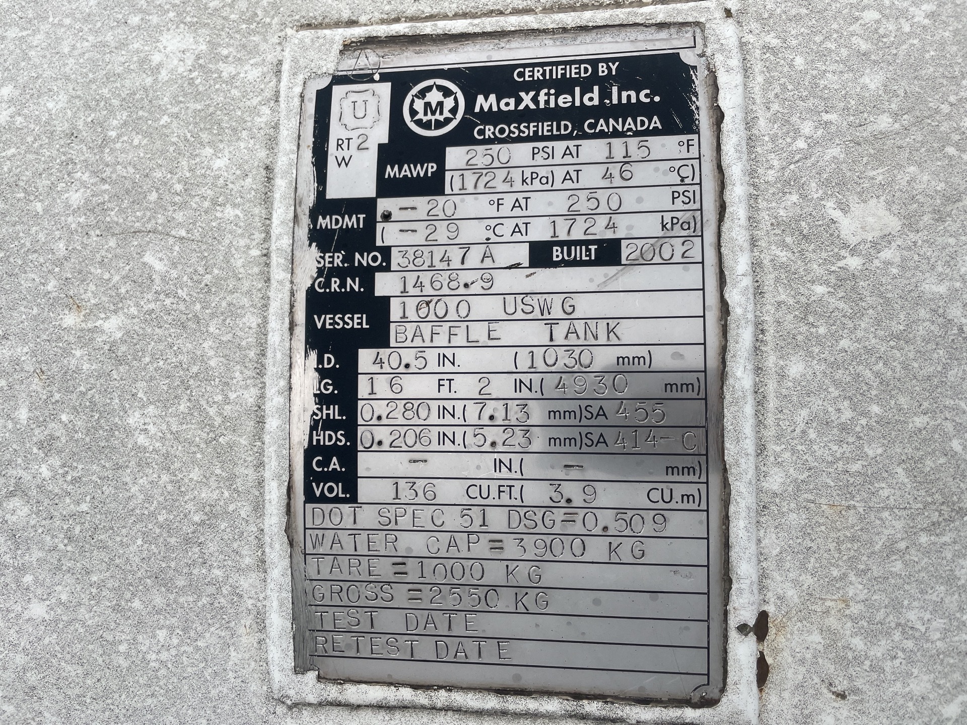 Metal ID Plate Image