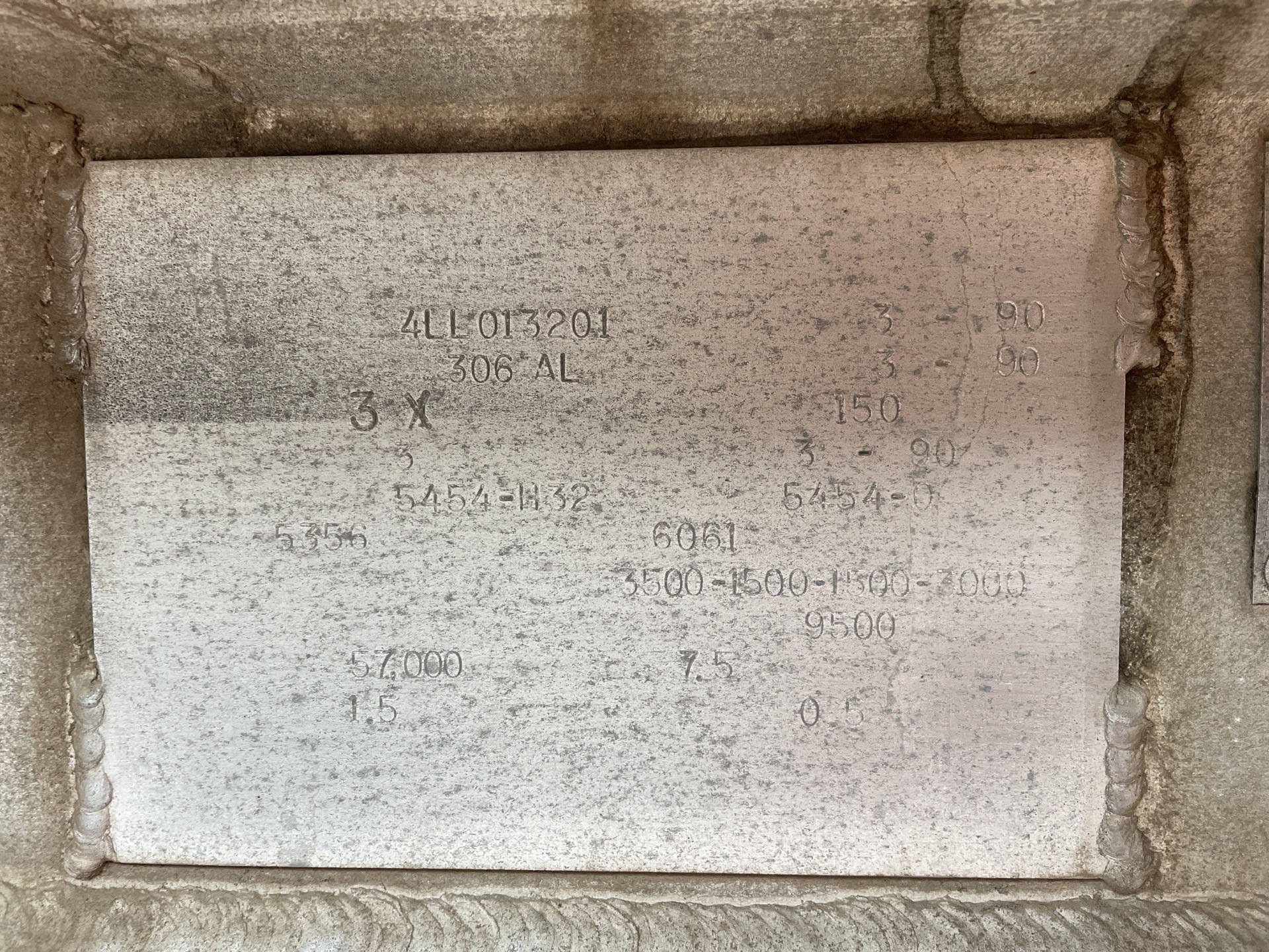 Metal ID Plate Image