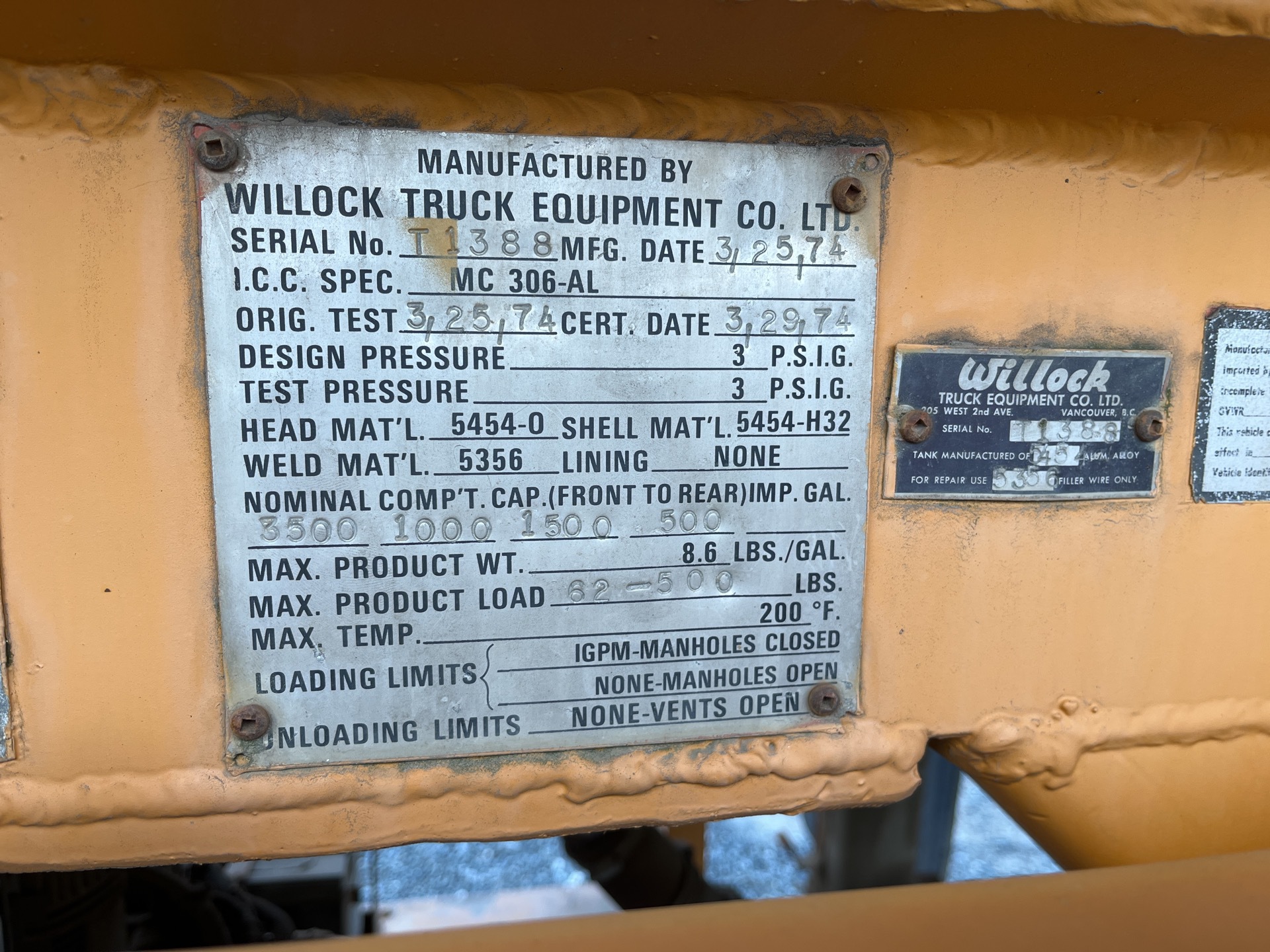 Metal ID Plate Image
