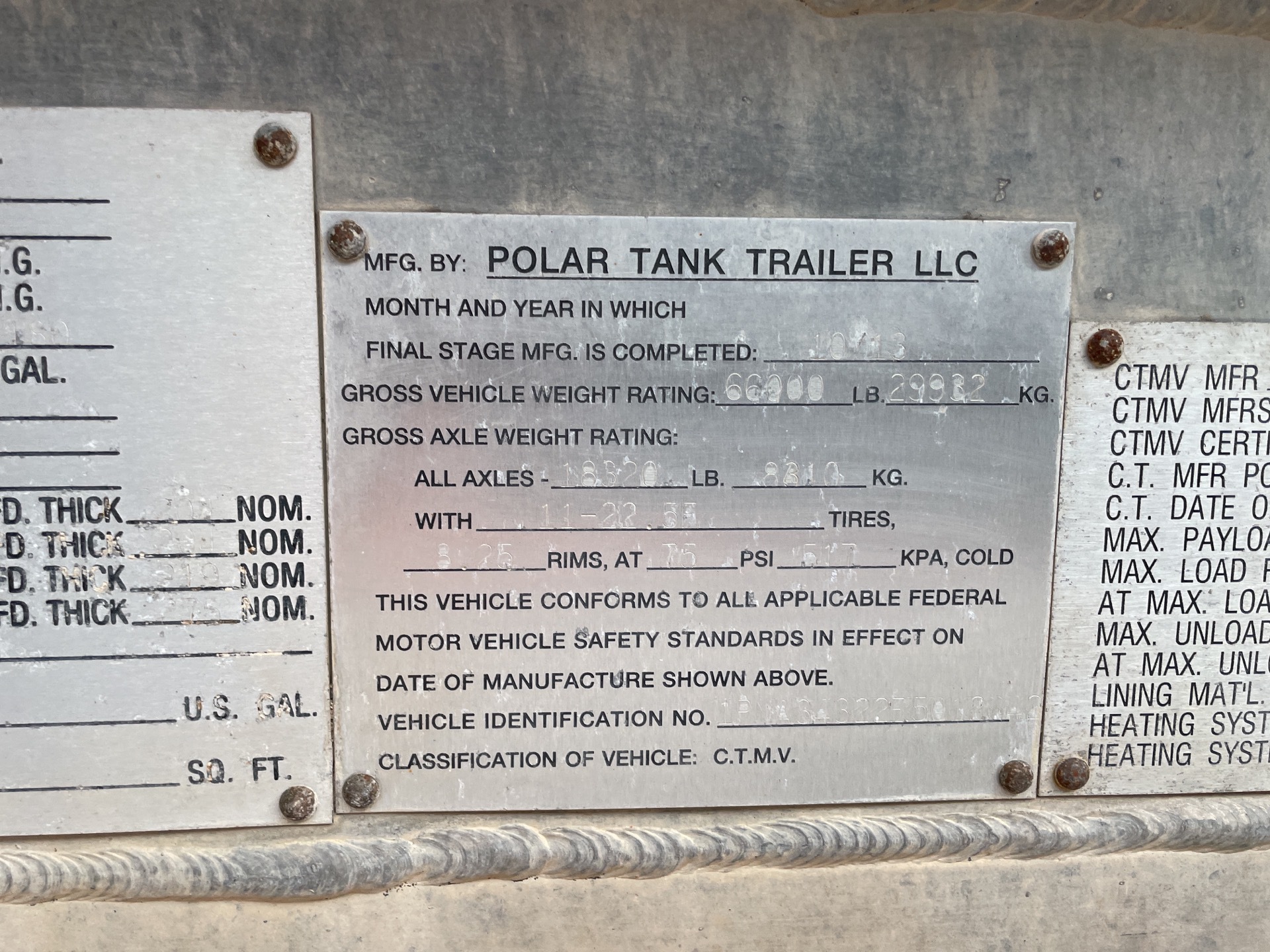 Metal ID Plate Image