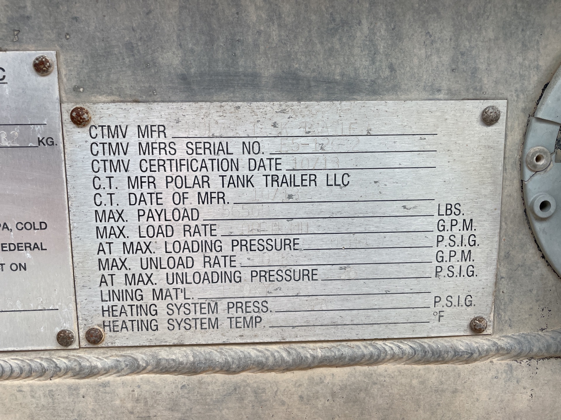Metal ID Plate Image