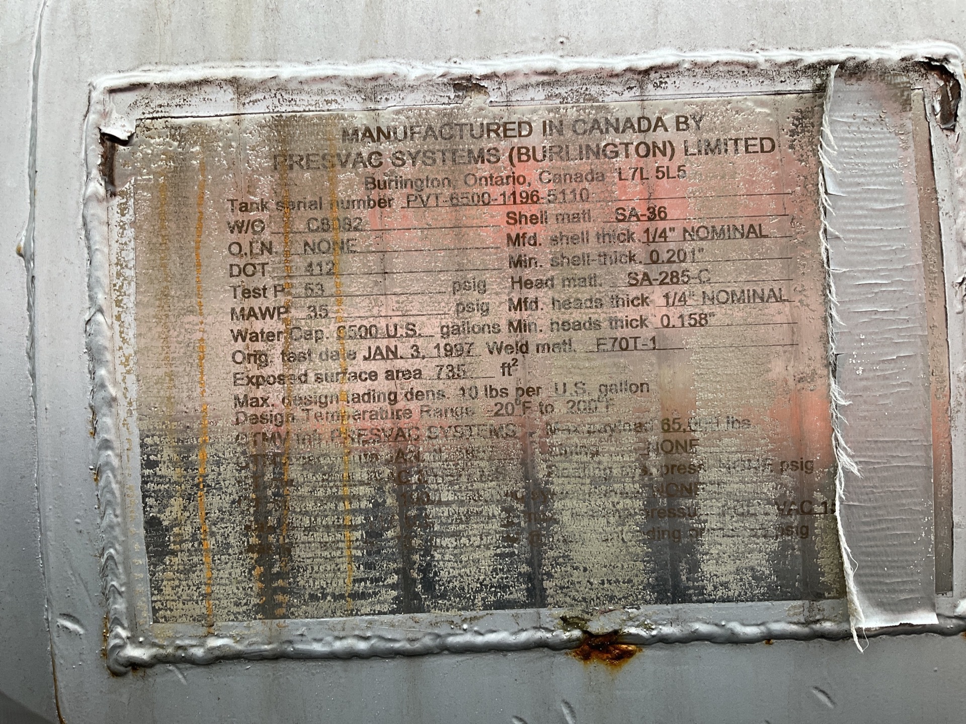 Metal ID Plate Image