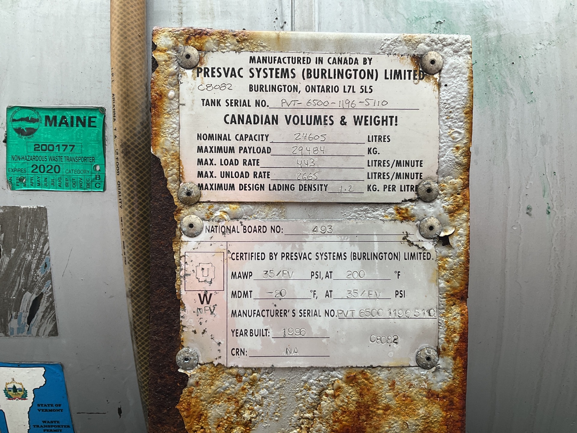 Metal ID Plate Image