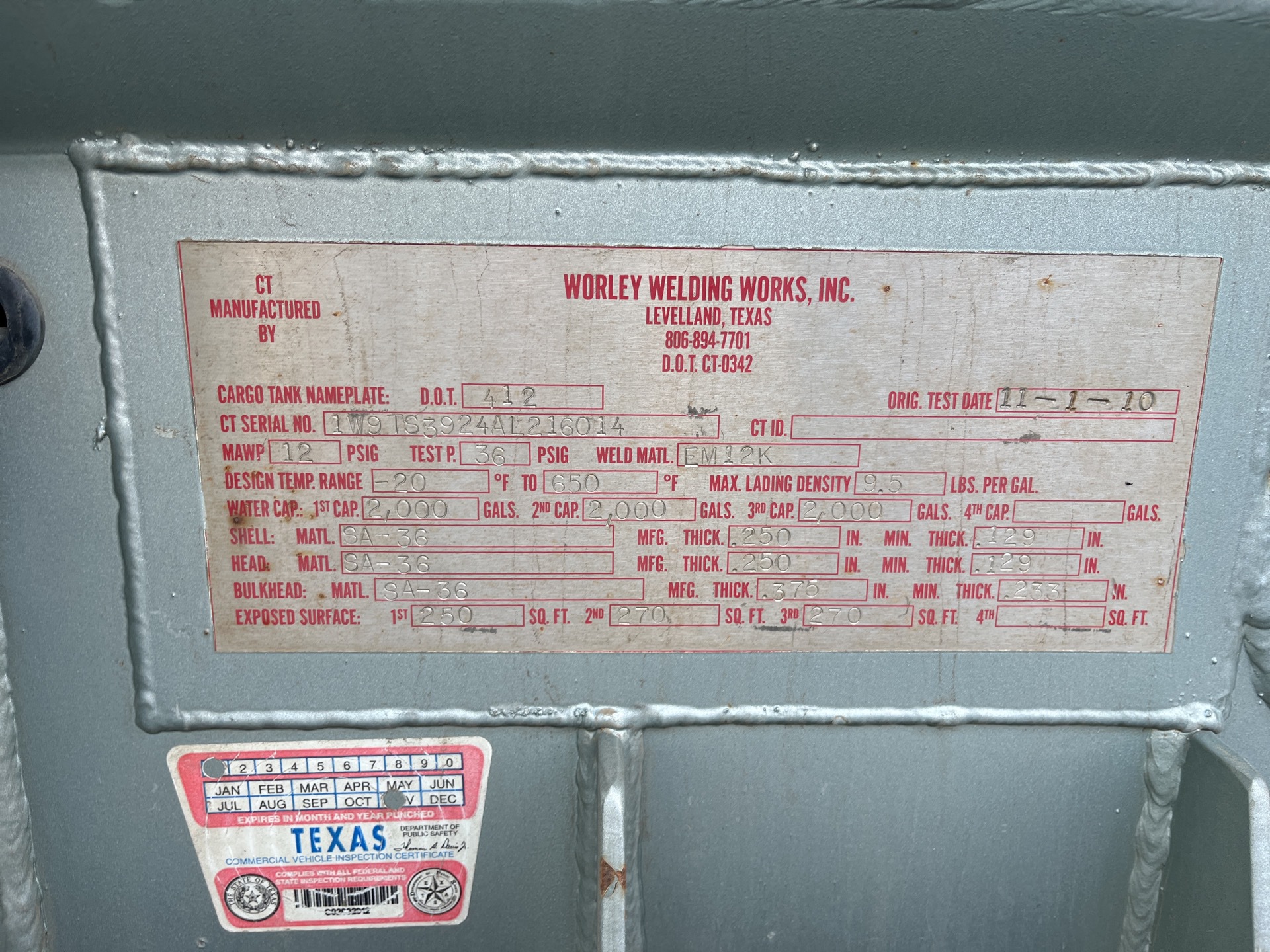 Metal ID Plate Image