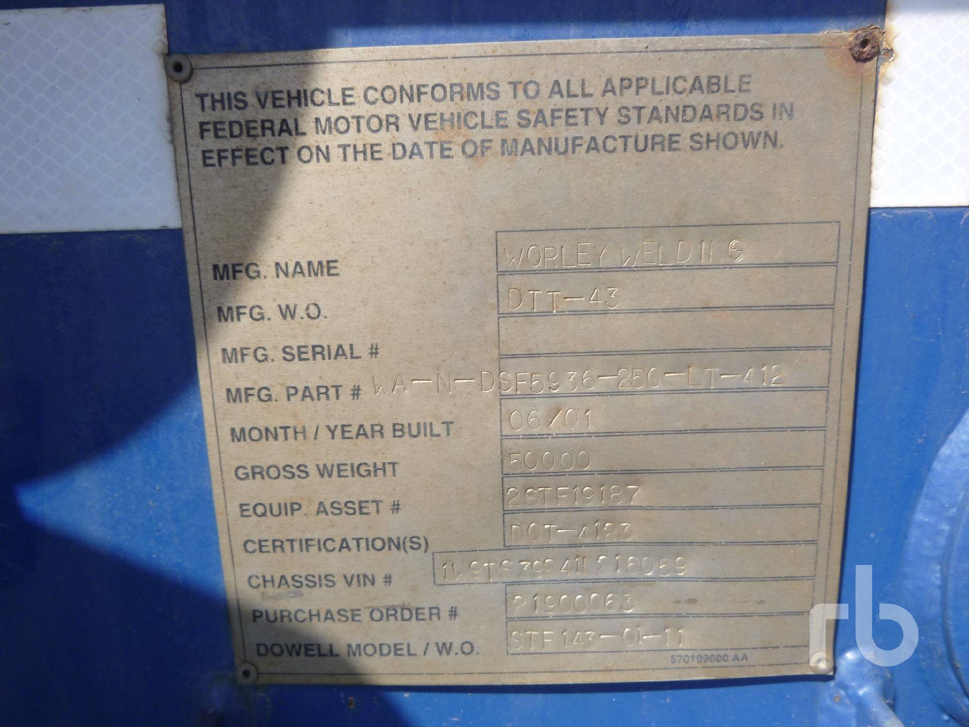 Metal ID Plate Image
