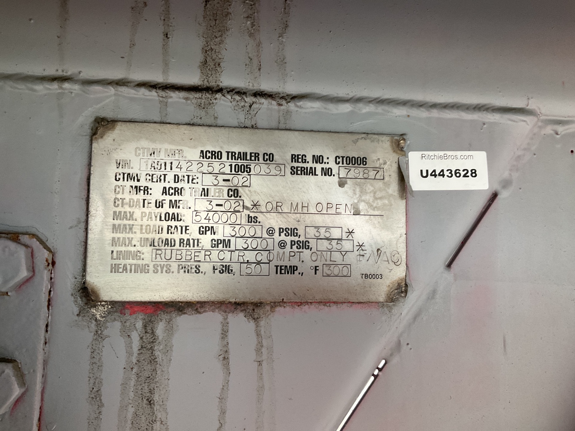 Metal ID Plate Image