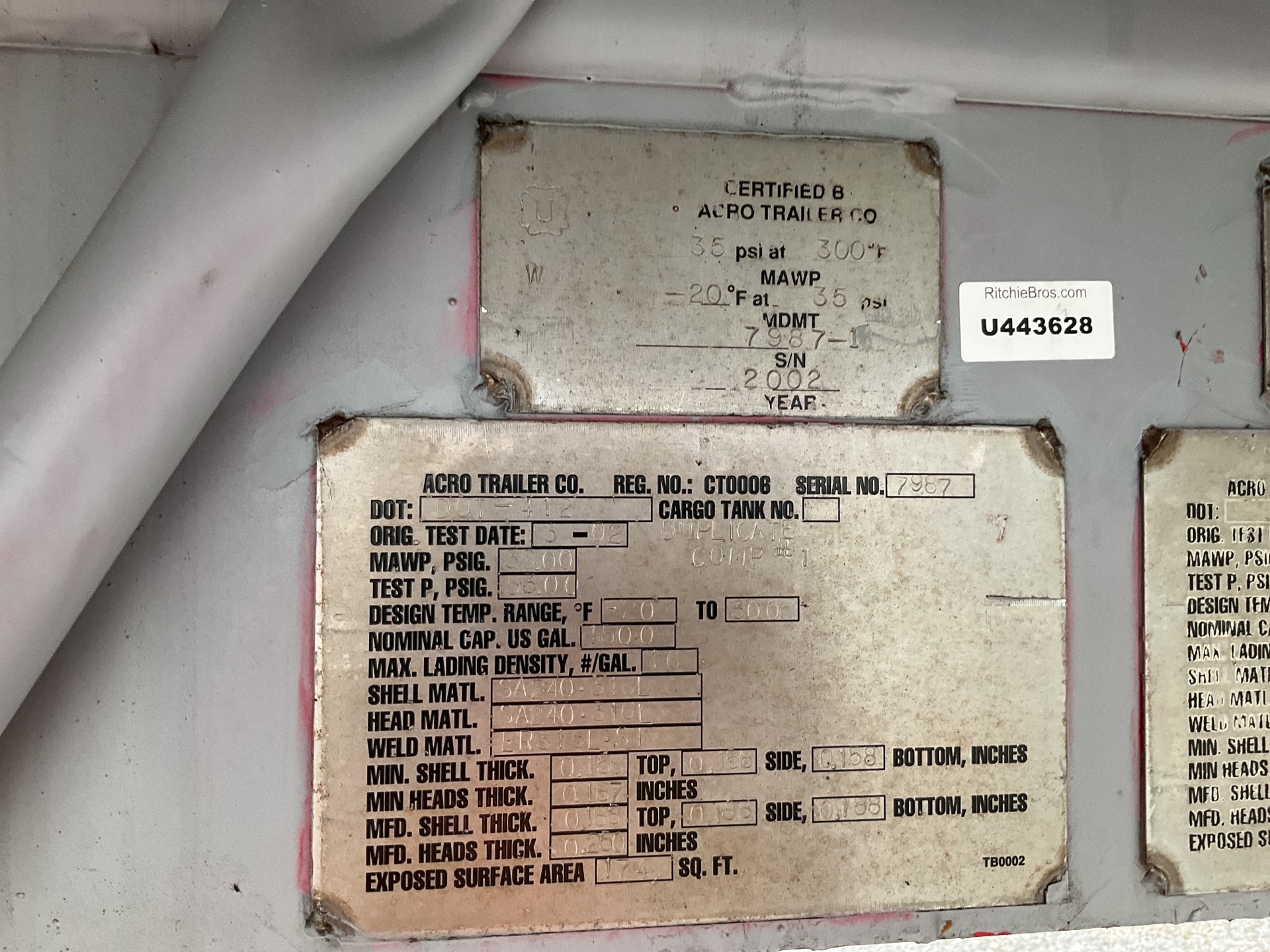 Metal ID Plate Image