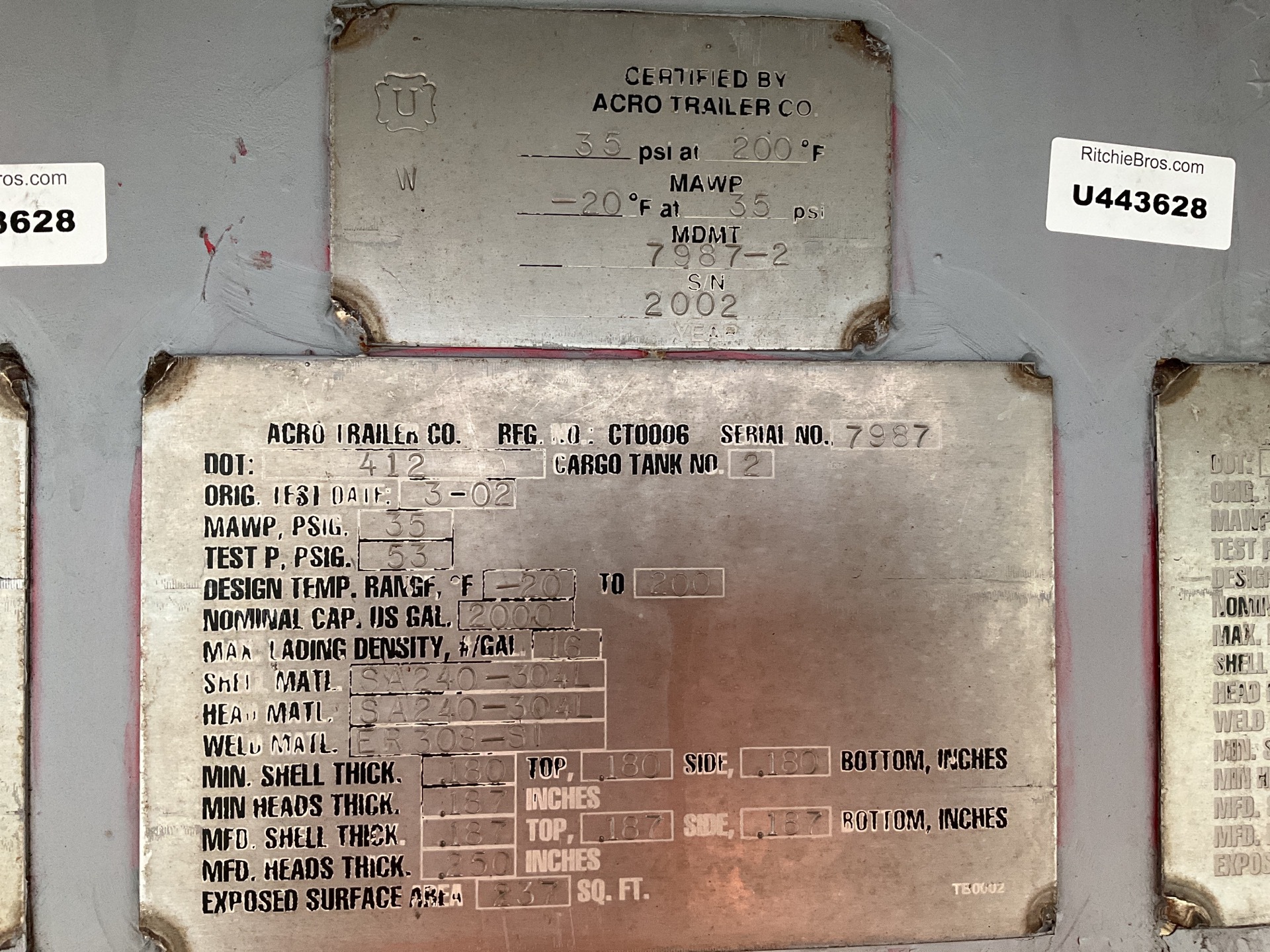 Metal ID Plate Image