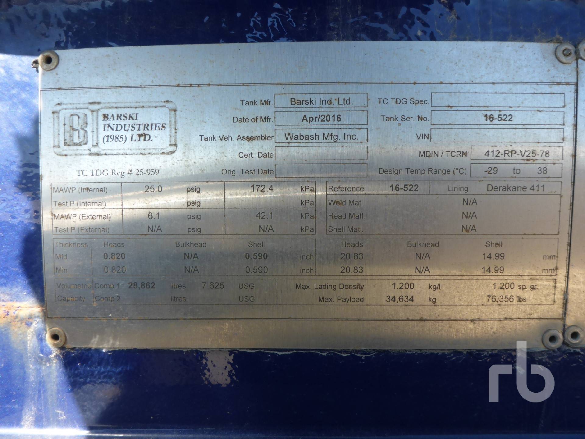 Metal ID Plate Image