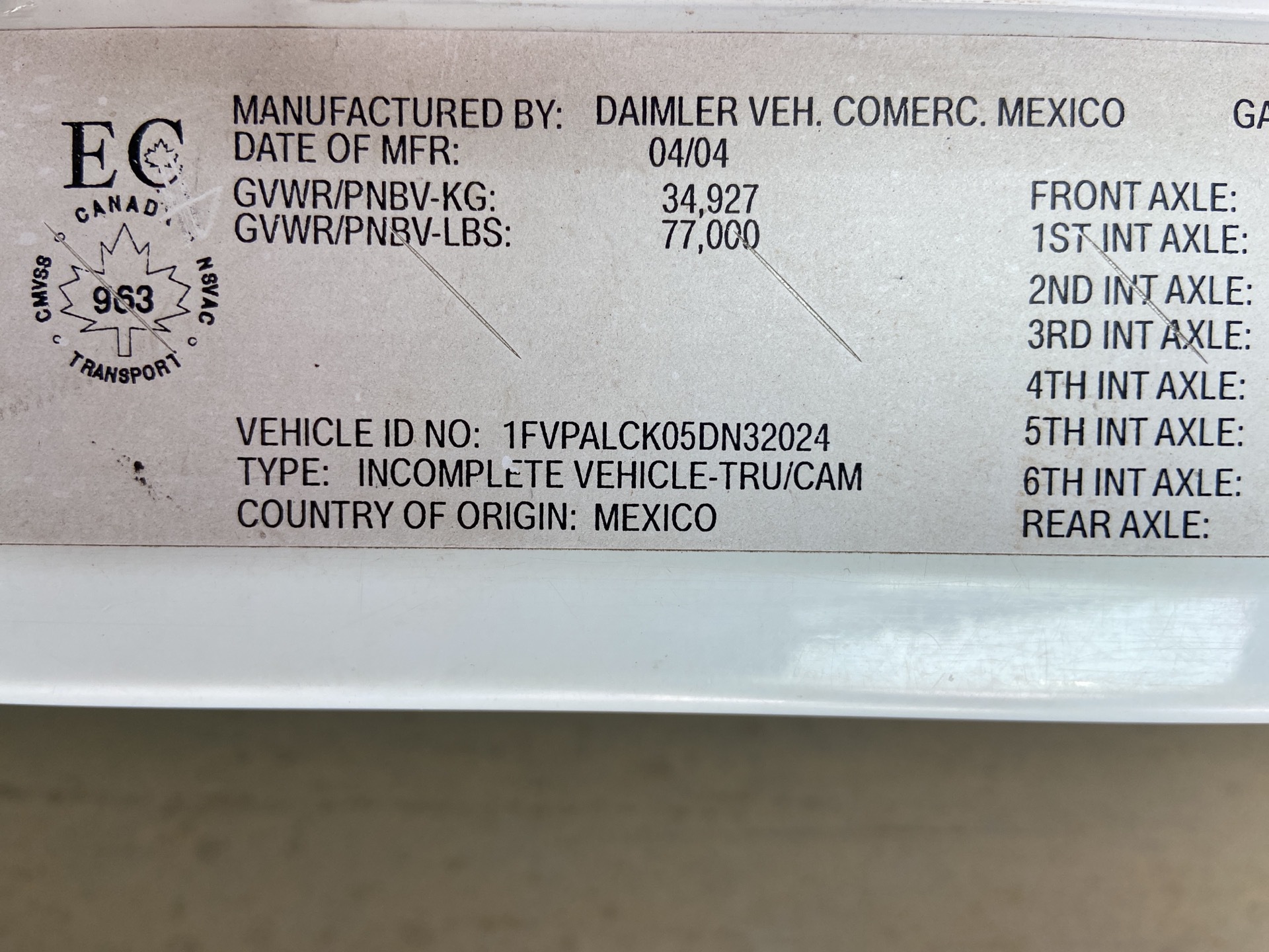 Metal ID Plate Image