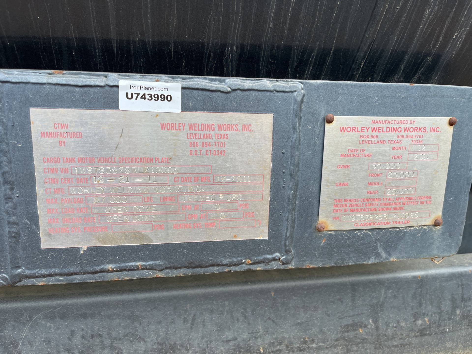 Metal ID Plate Image