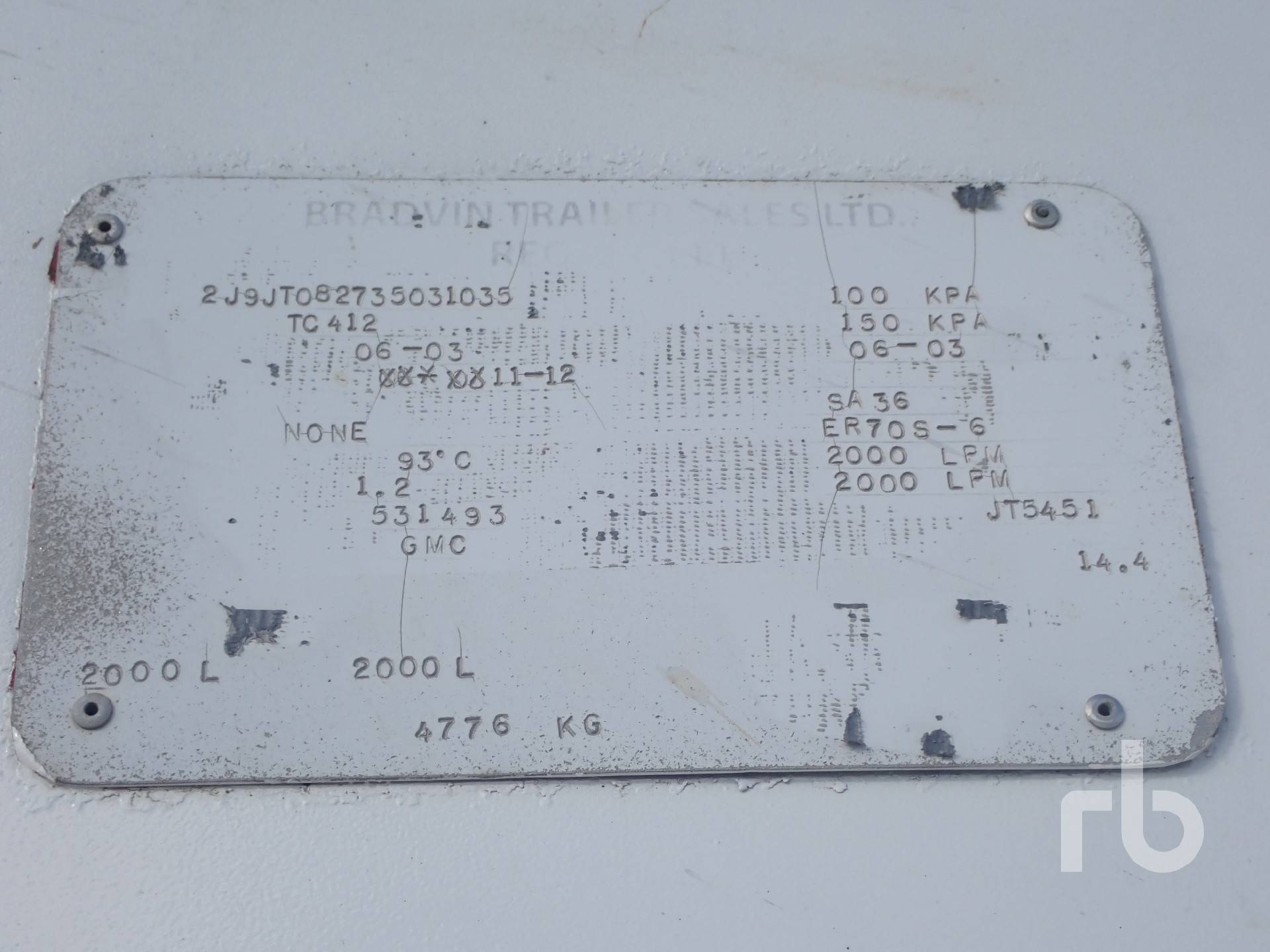 Metal ID Plate Image