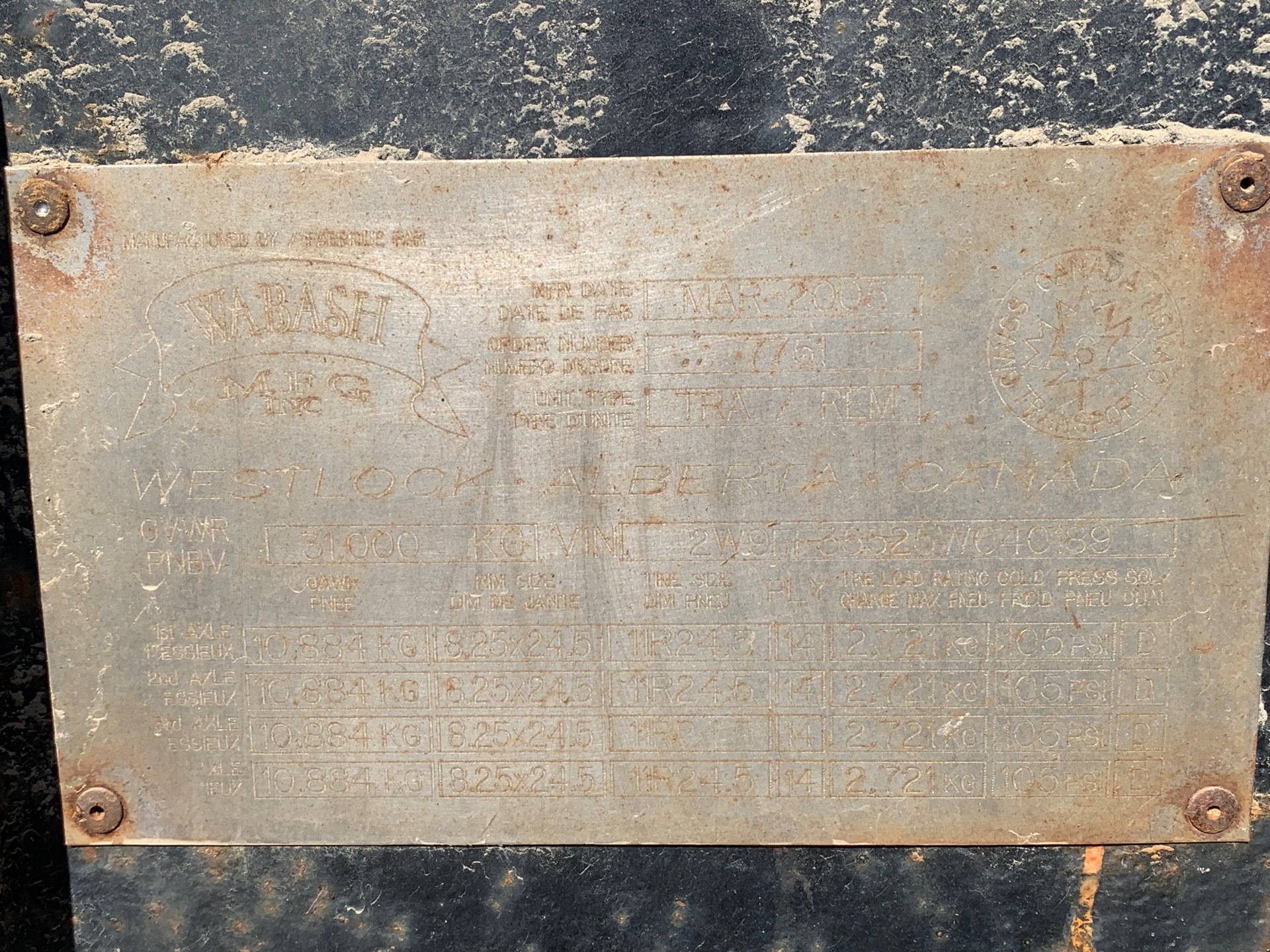 Metal ID Plate Image