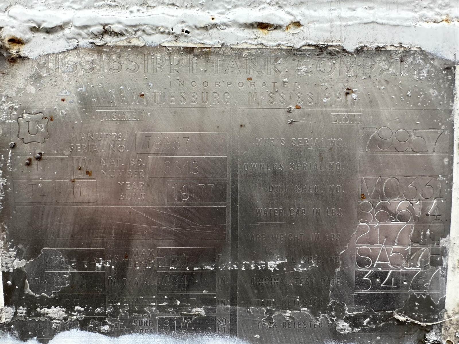 Metal ID Plate Image